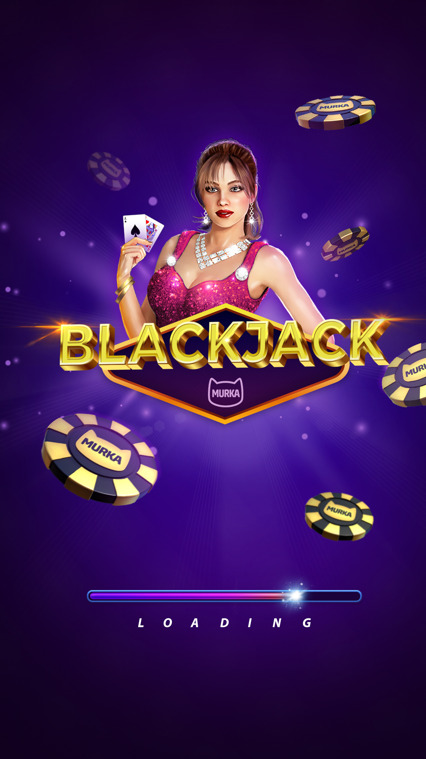 اسکرین شات 1 بازی BlackJack by Murka: 21 Classic