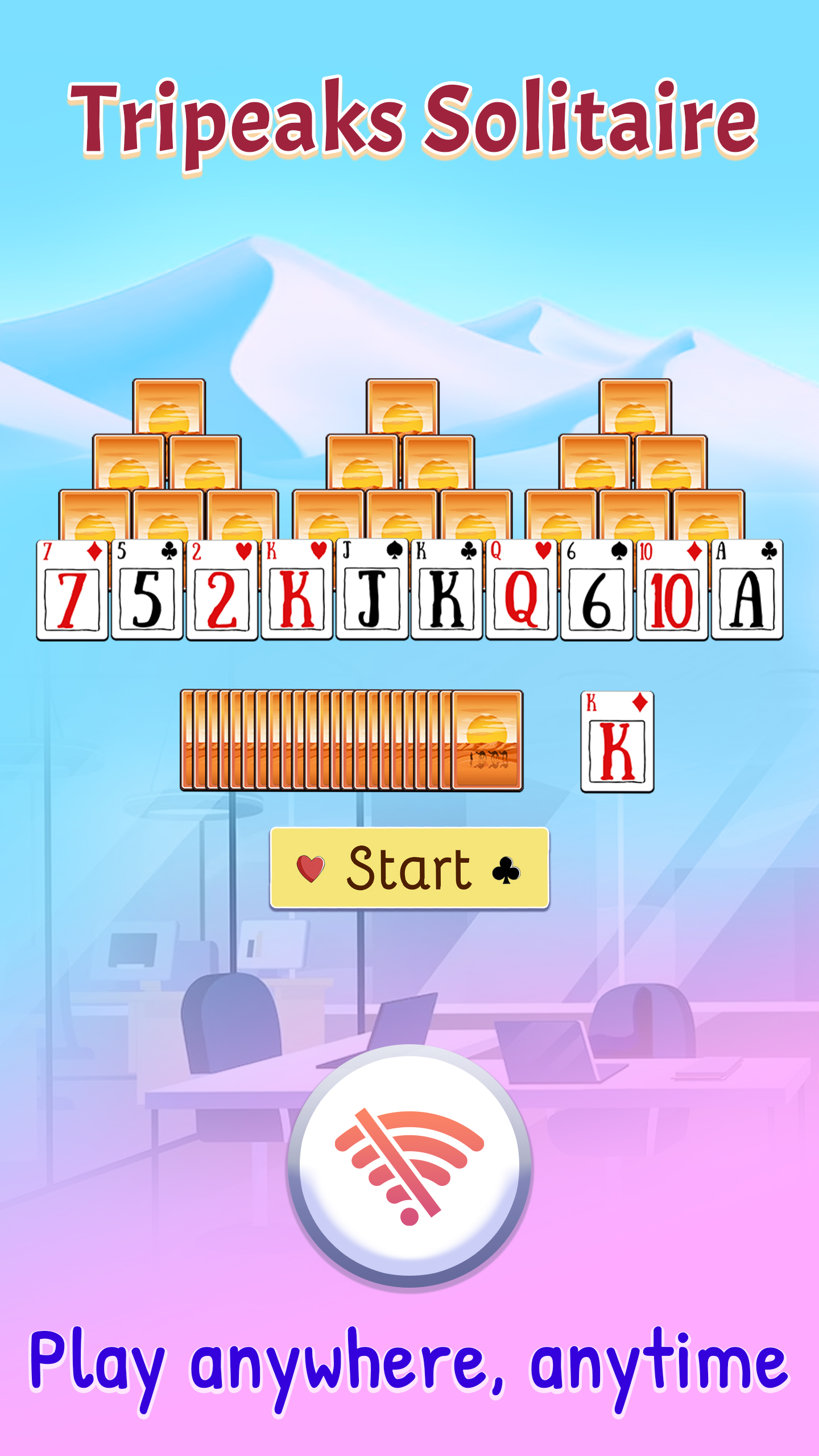 اسکرین شات 1 بازی TriPeaks Solitaire Deluxe® 2