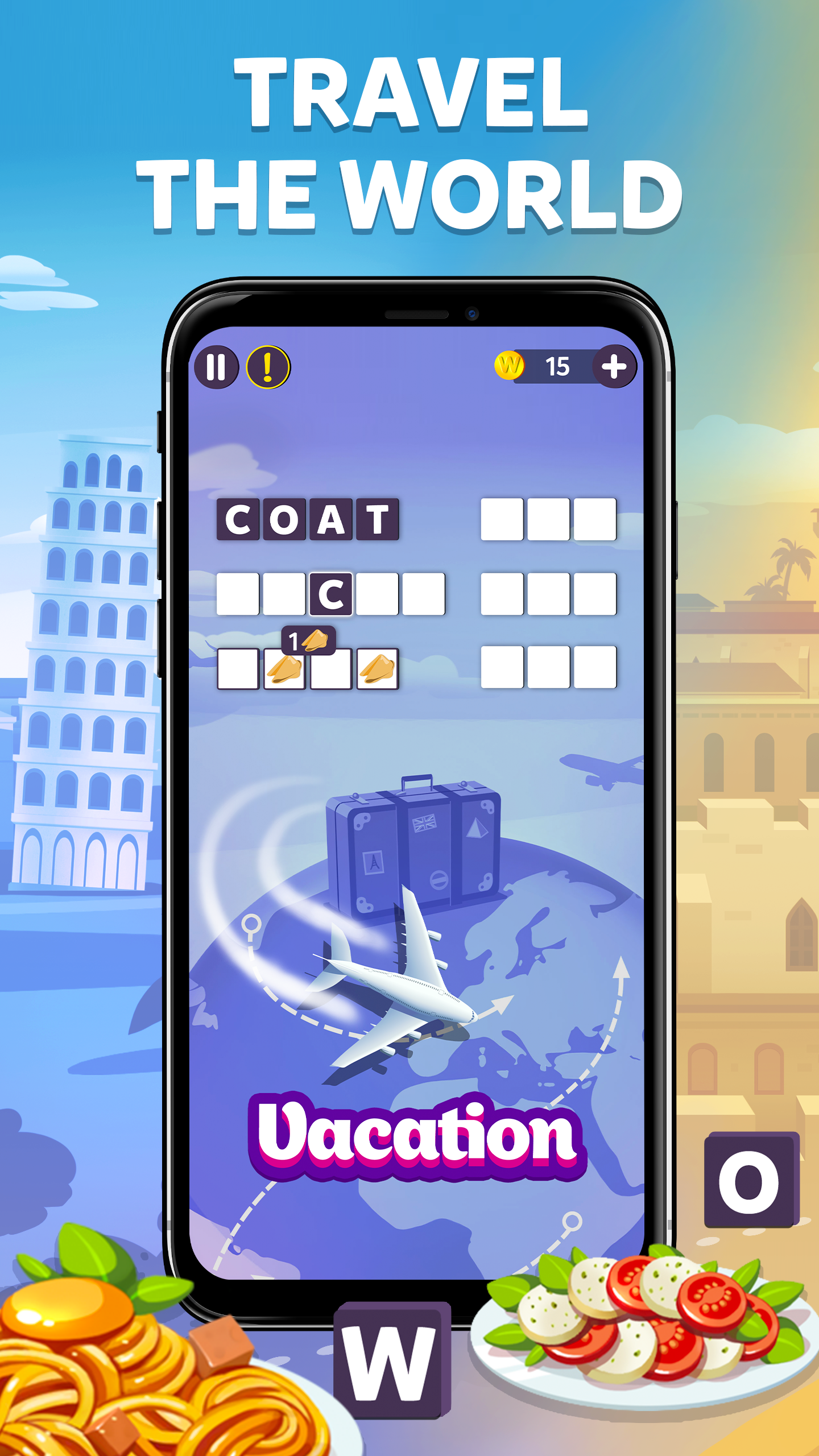 اسکرین شات 1 بازی Wordelicious - Fun Word Puzzle