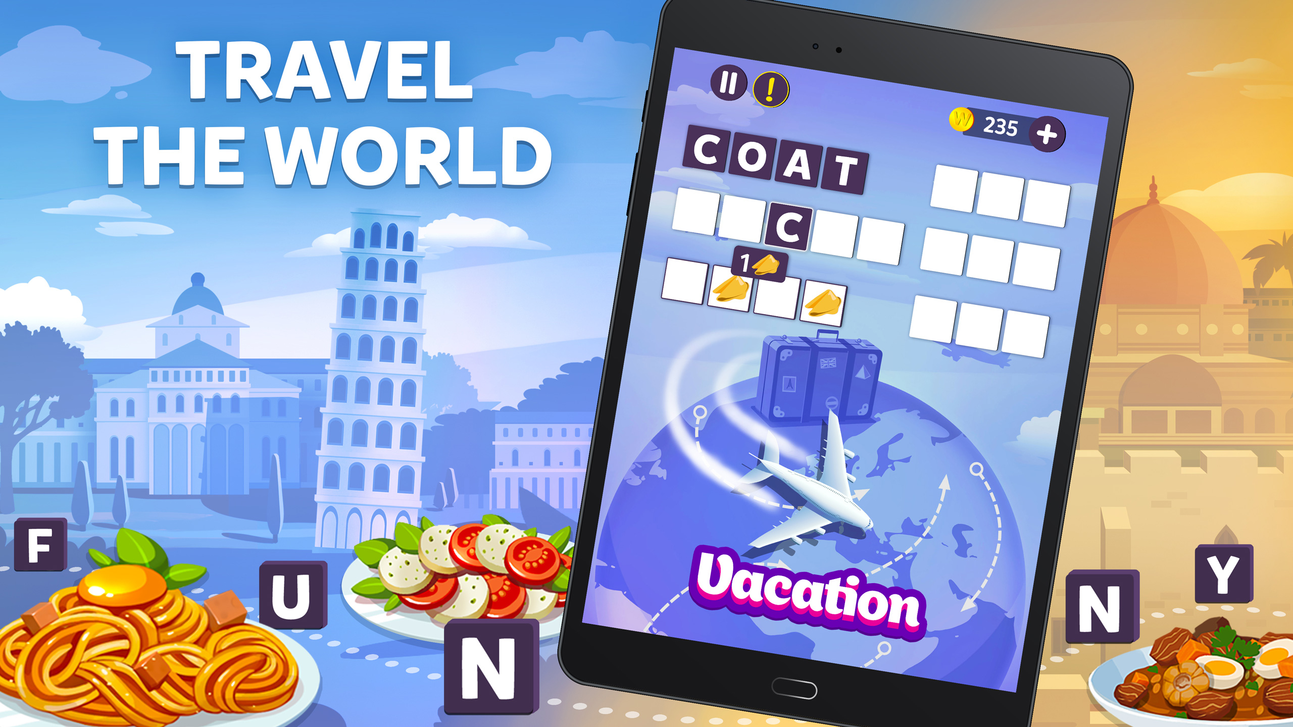 اسکرین شات 6 بازی Wordelicious - Fun Word Puzzle