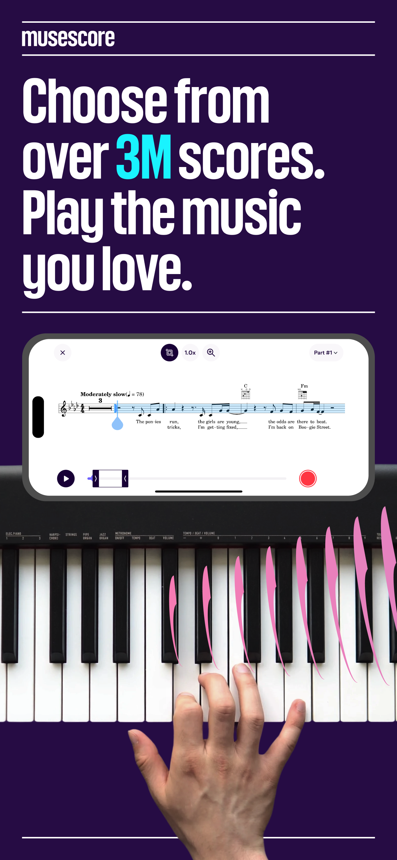 اسکرین شات 1 برنامه MuseScore: sheet music
