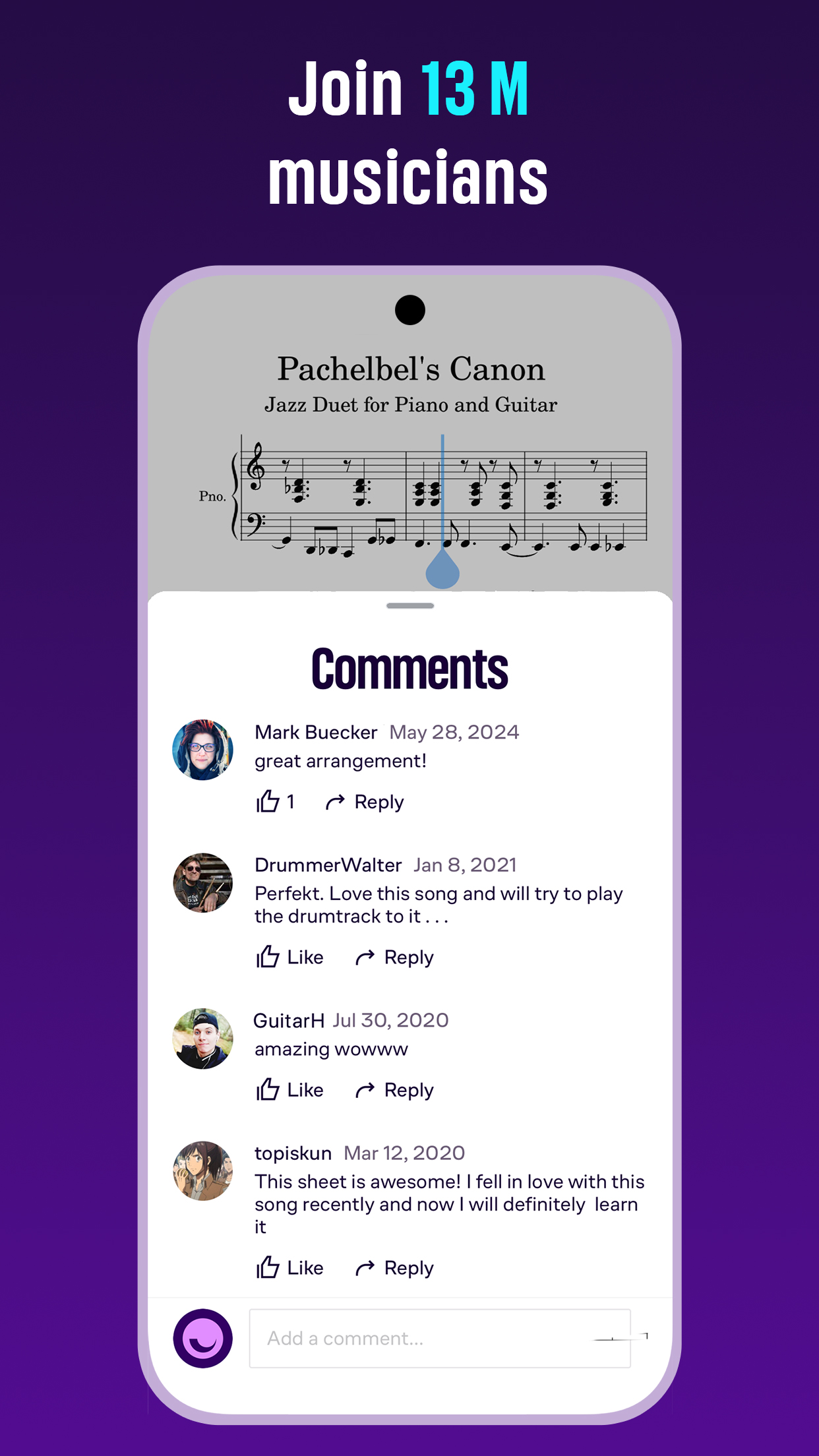 اسکرین شات 4 برنامه MuseScore: sheet music