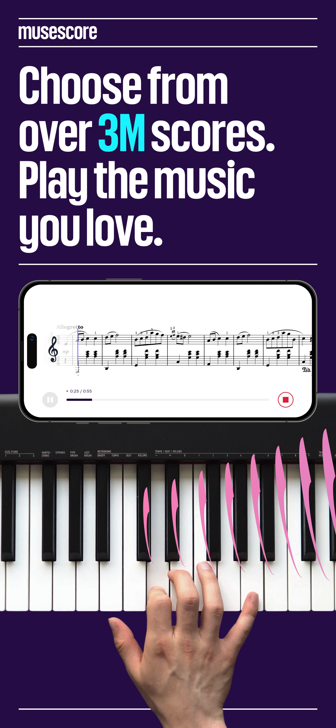 اسکرین شات 1 برنامه MuseScore: sheet music