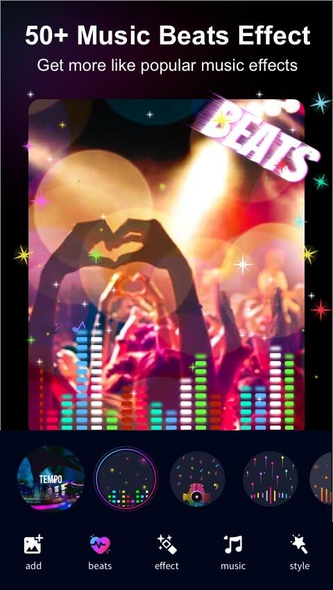 اسکرین شات 1 برنامه Story Music Beat Video Maker
