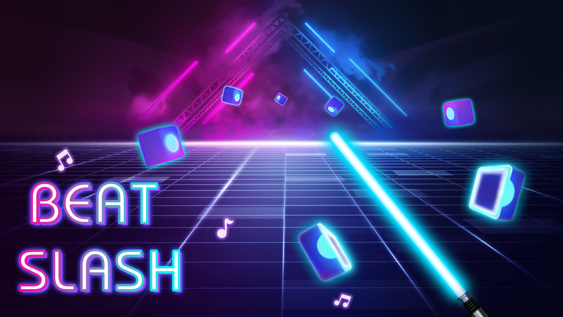 اسکرین شات 1 بازی Beat Slash: Blade Song