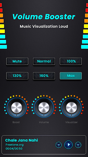 اسکرین شات برنامه Music Booster - Max Volume Booster 2