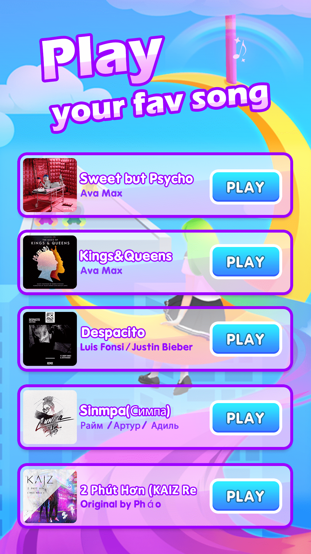 اسکرین شات 1 بازی Dancing Hair: Dress Up