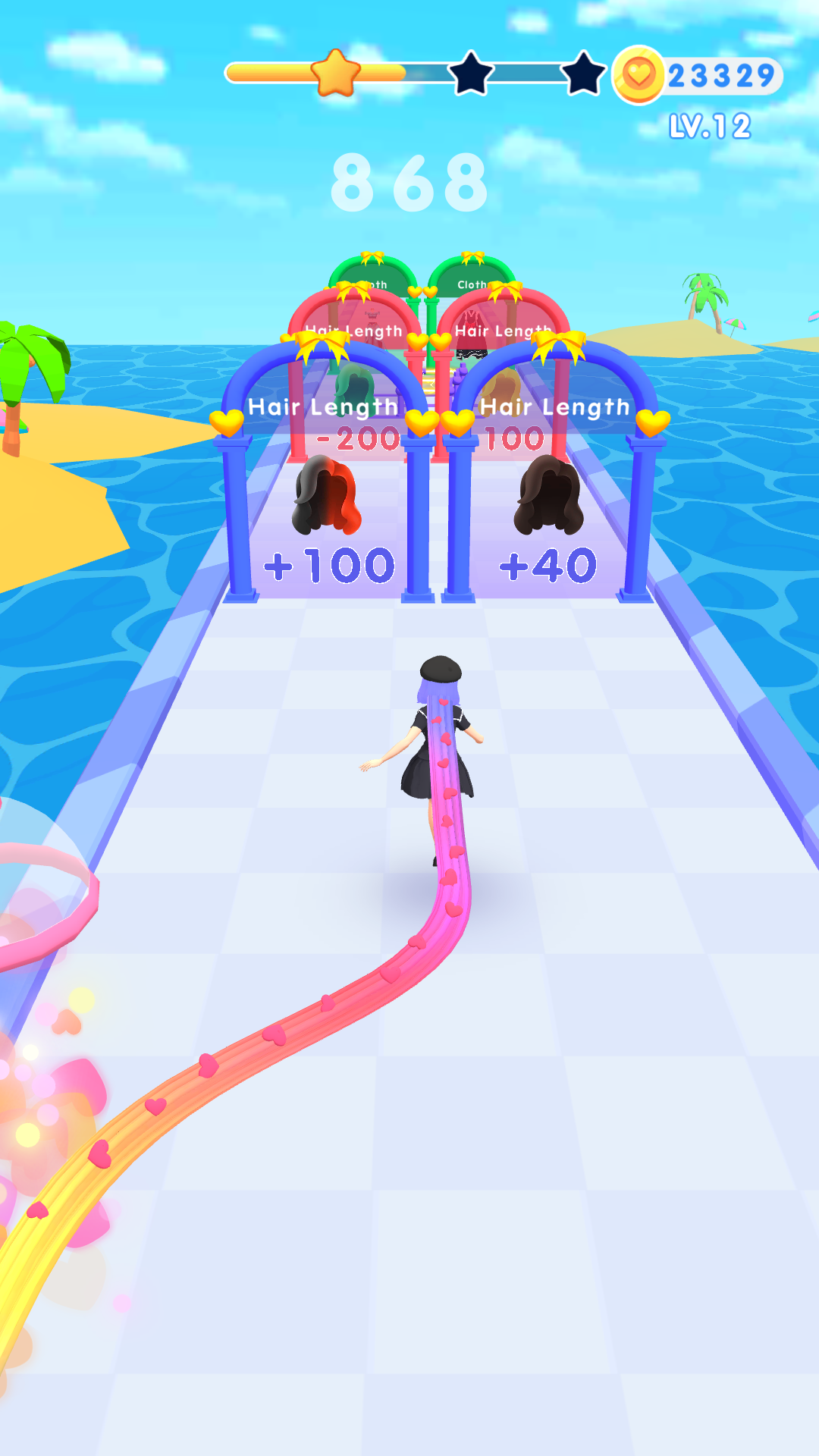 اسکرین شات 2 بازی Dancing Hair: Dress Up
