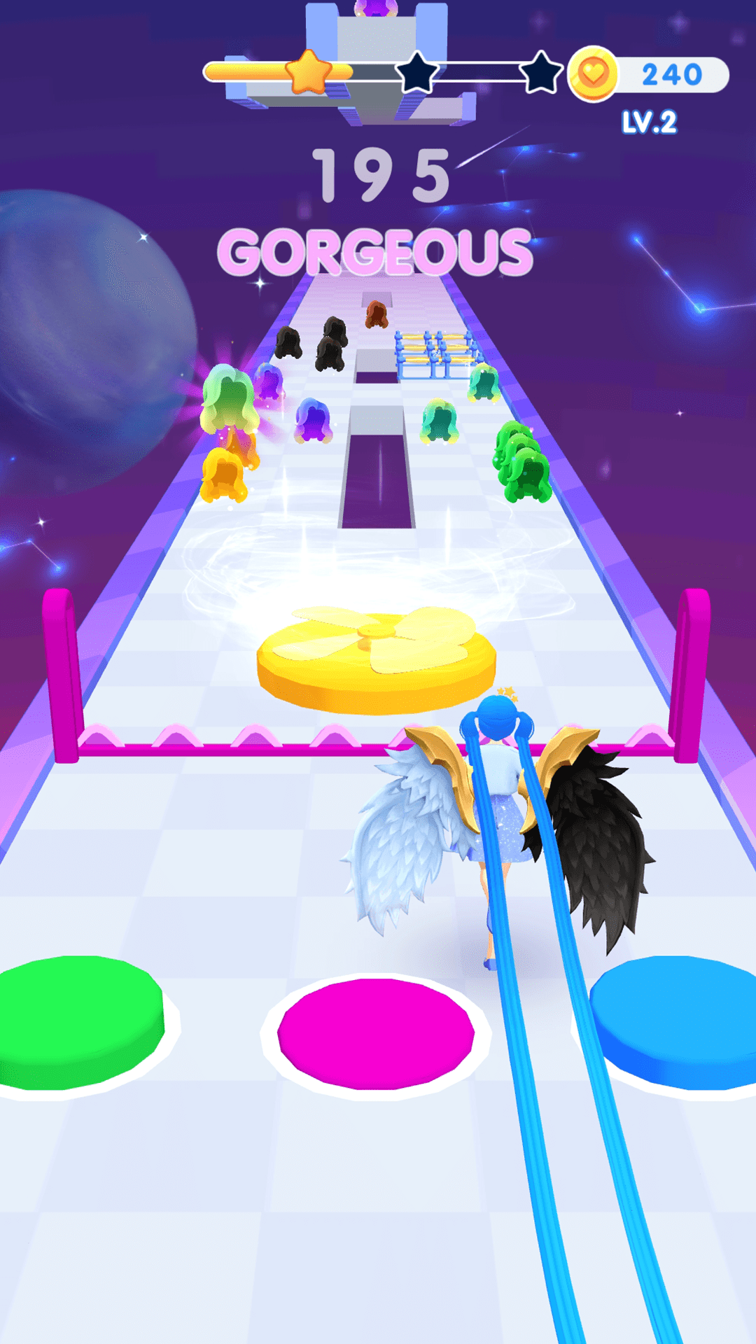اسکرین شات 4 بازی Dancing Hair: Dress Up