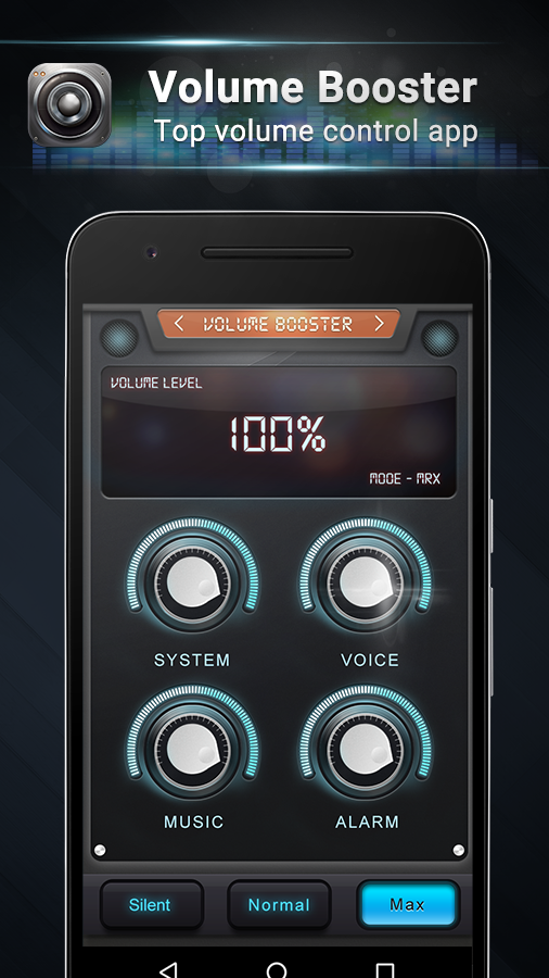 اسکرین شات 2 برنامه Volume Booster Pro