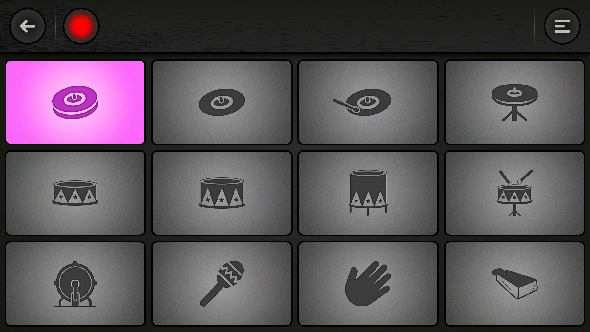 اسکرین شات 5 برنامه Drum Piano Guitar Multi Studio