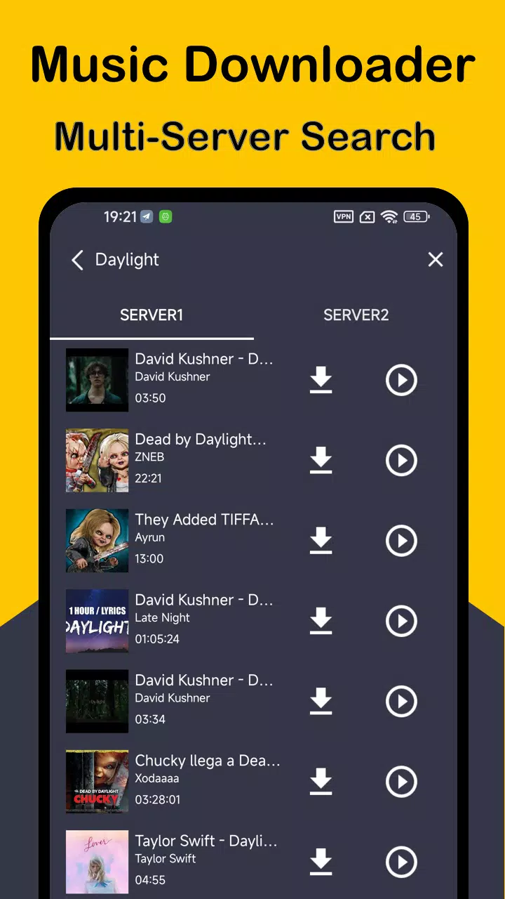 اسکرین شات 2 برنامه Play Music Offline Mp3 Player