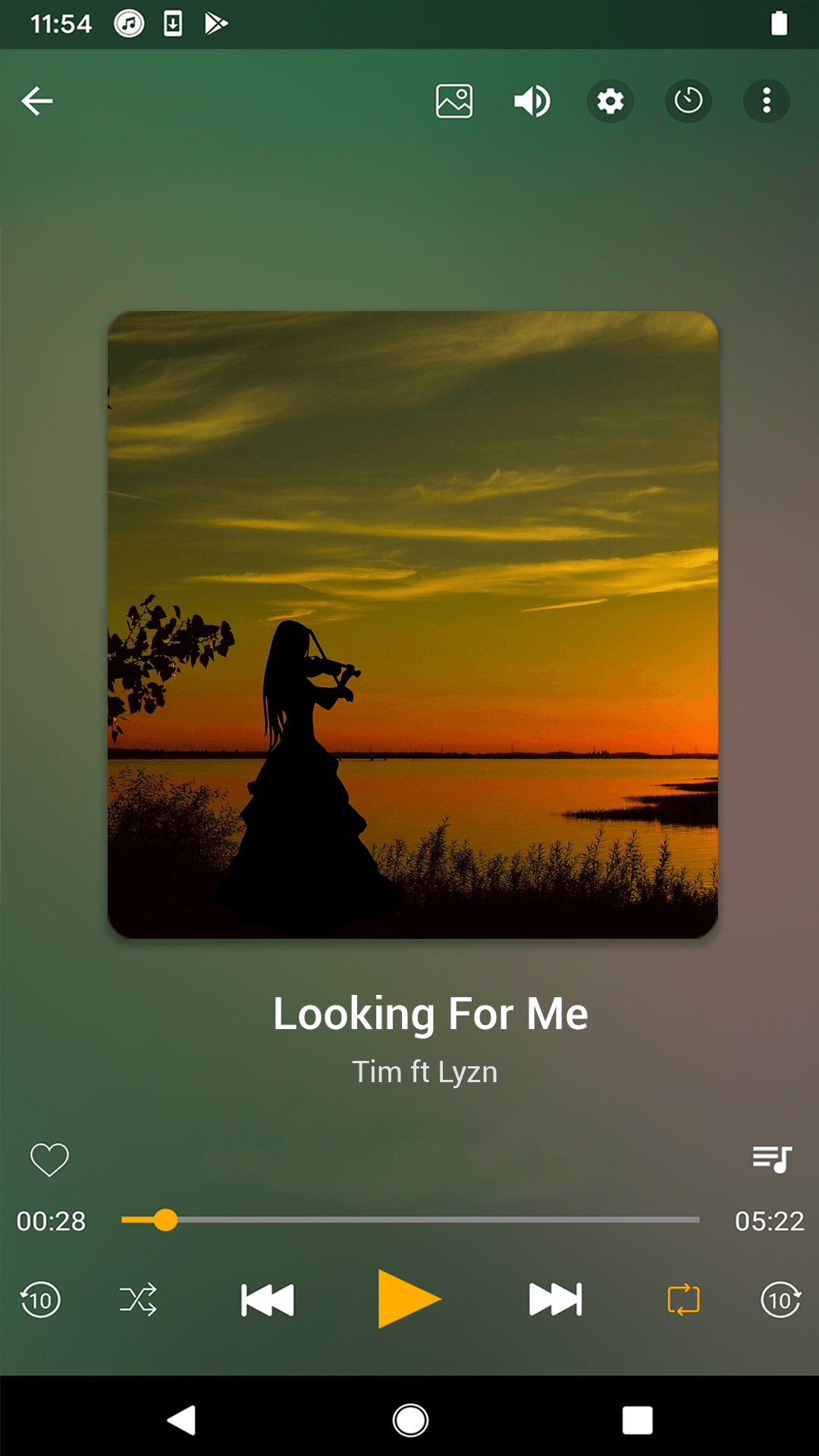 اسکرین شات 1 برنامه Music Player - MP3 Player