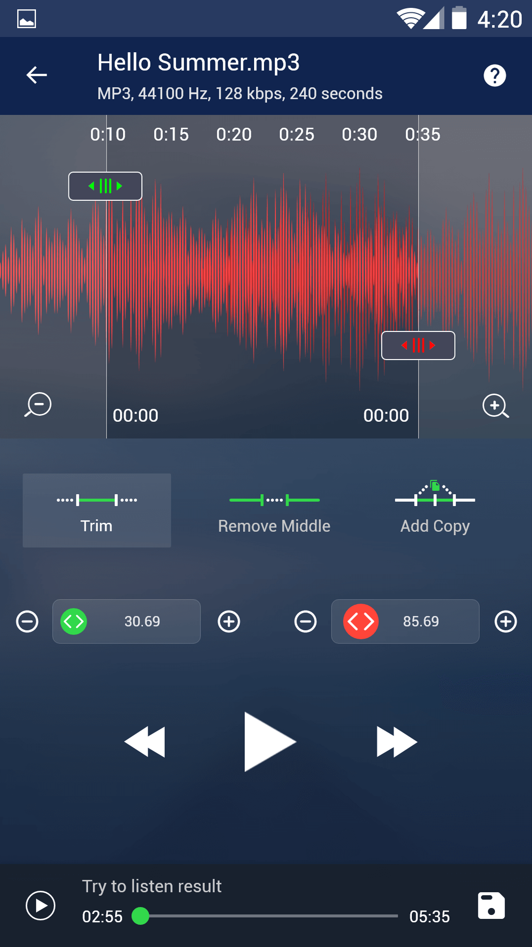 اسکرین شات 5 برنامه Music Player - MP3 Player