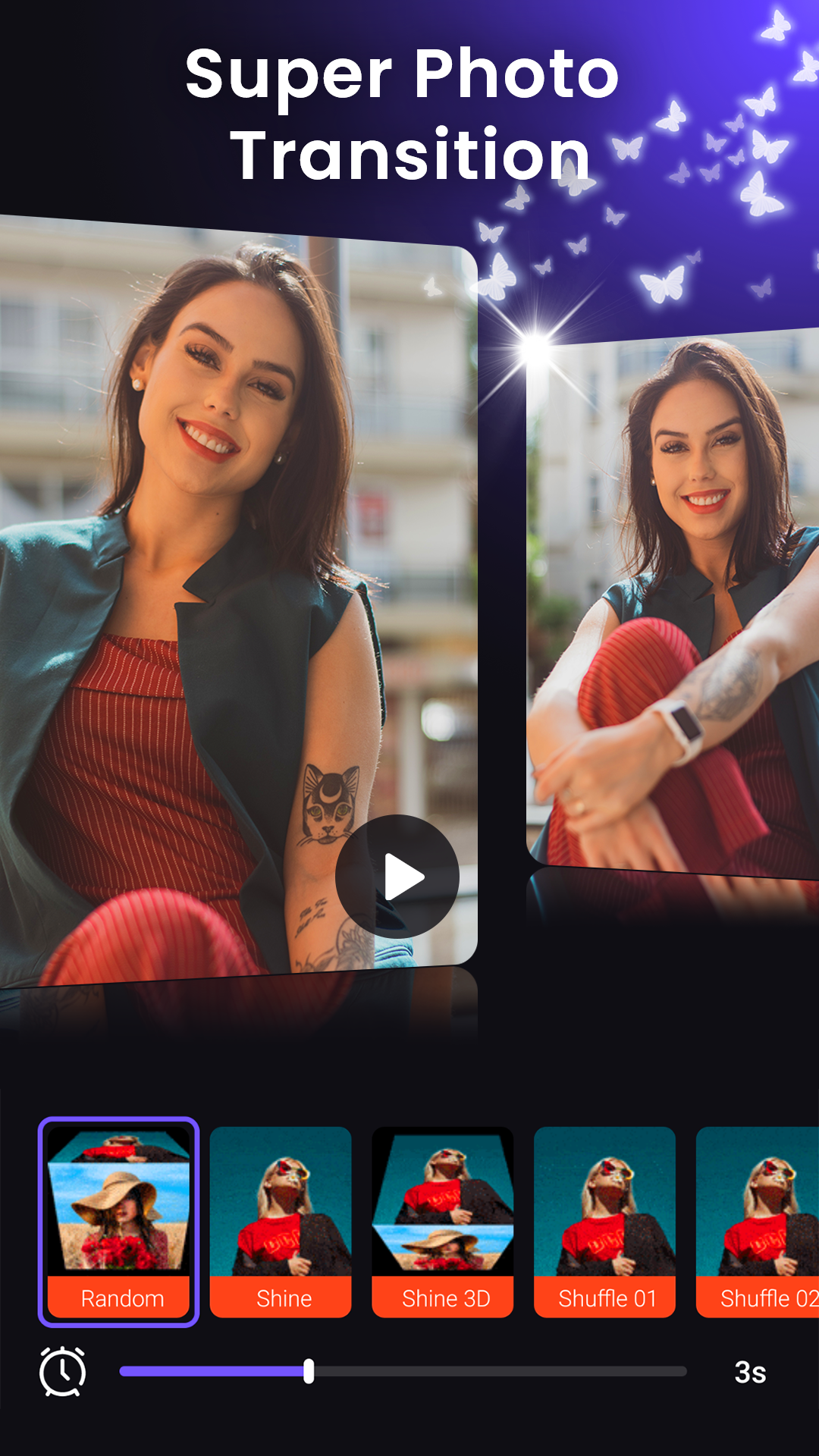 اسکرین شات 2 برنامه Photo video maker with music