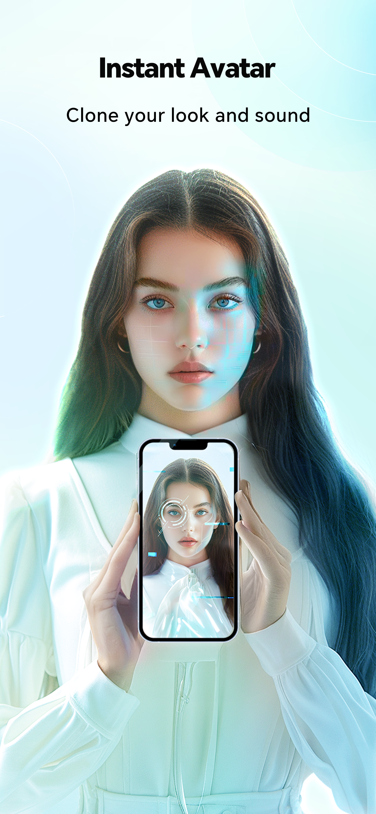 اسکرین شات 1 برنامه DigiFace：AI Avatar Generator