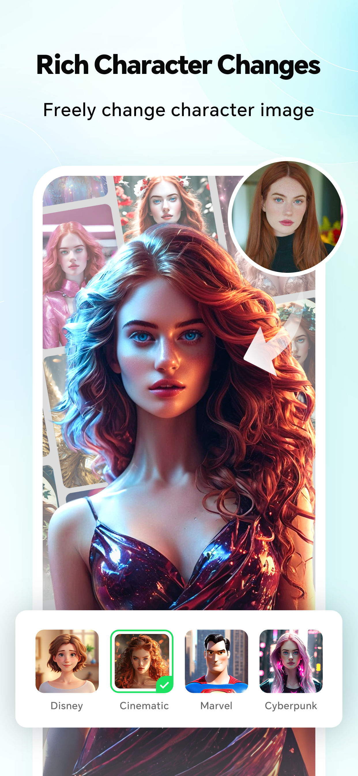 اسکرین شات 5 برنامه DigiFace：AI Avatar Generator