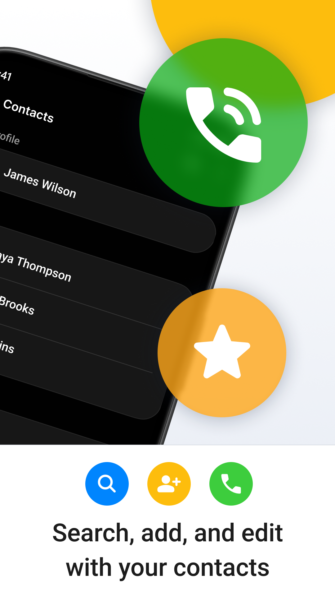 اسکرین شات 2 برنامه Phone Contacts