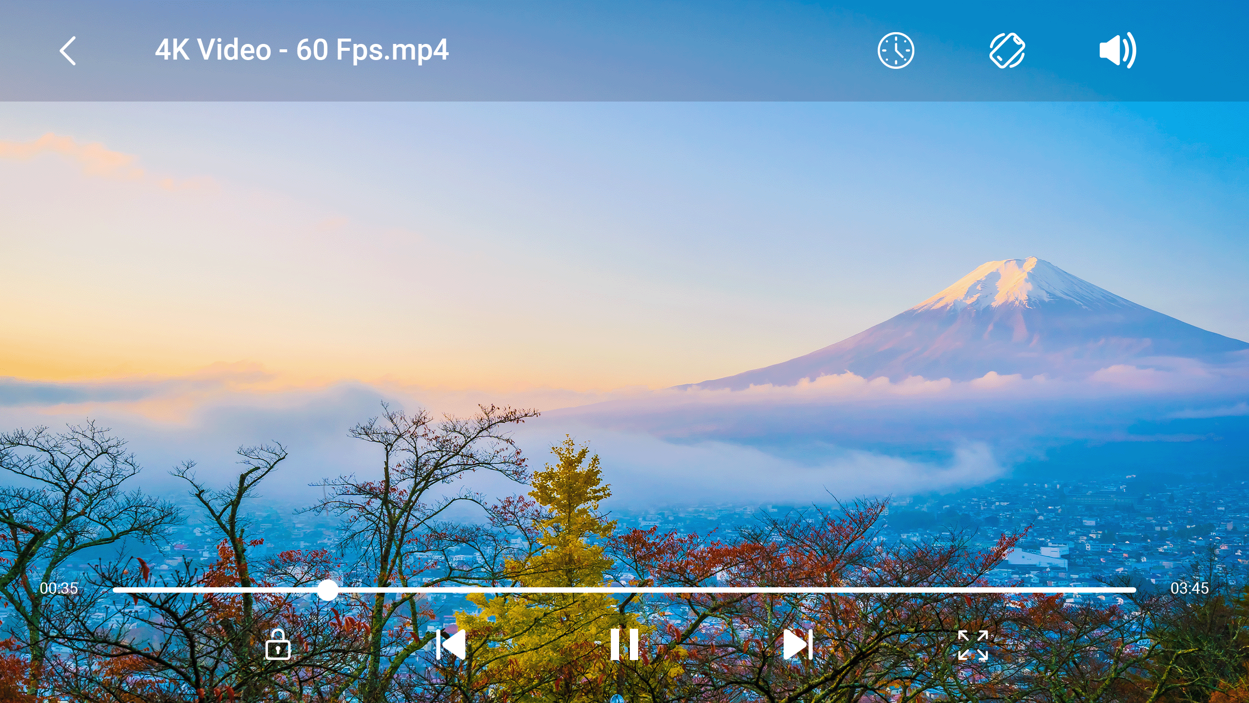 اسکرین شات 8 برنامه Video player