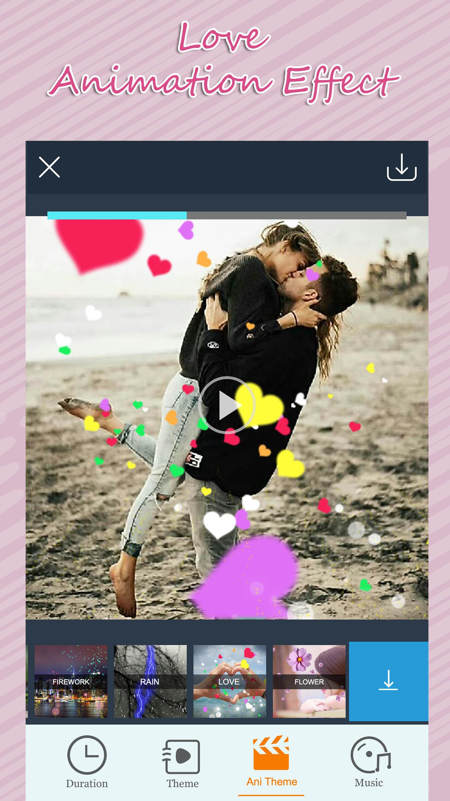 اسکرین شات 8 برنامه Video Maker With Music