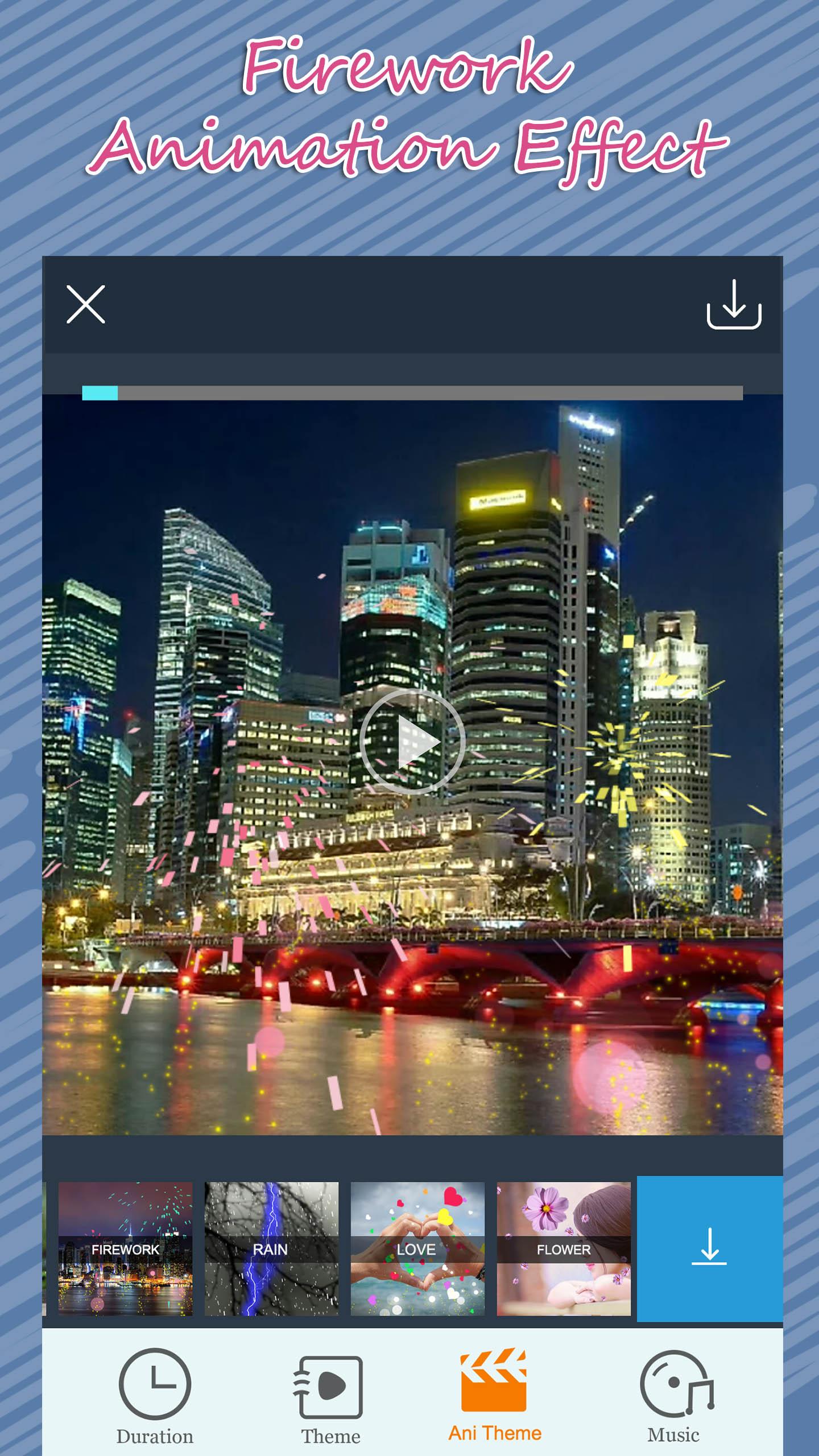 اسکرین شات 7 برنامه Video Maker With Music