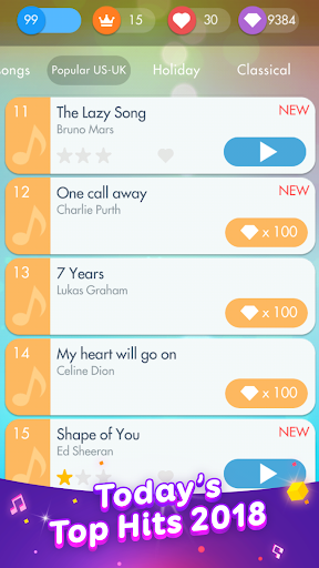 اسکرین شات 6 بازی Piano Games - Free Music Piano Challenge 2020