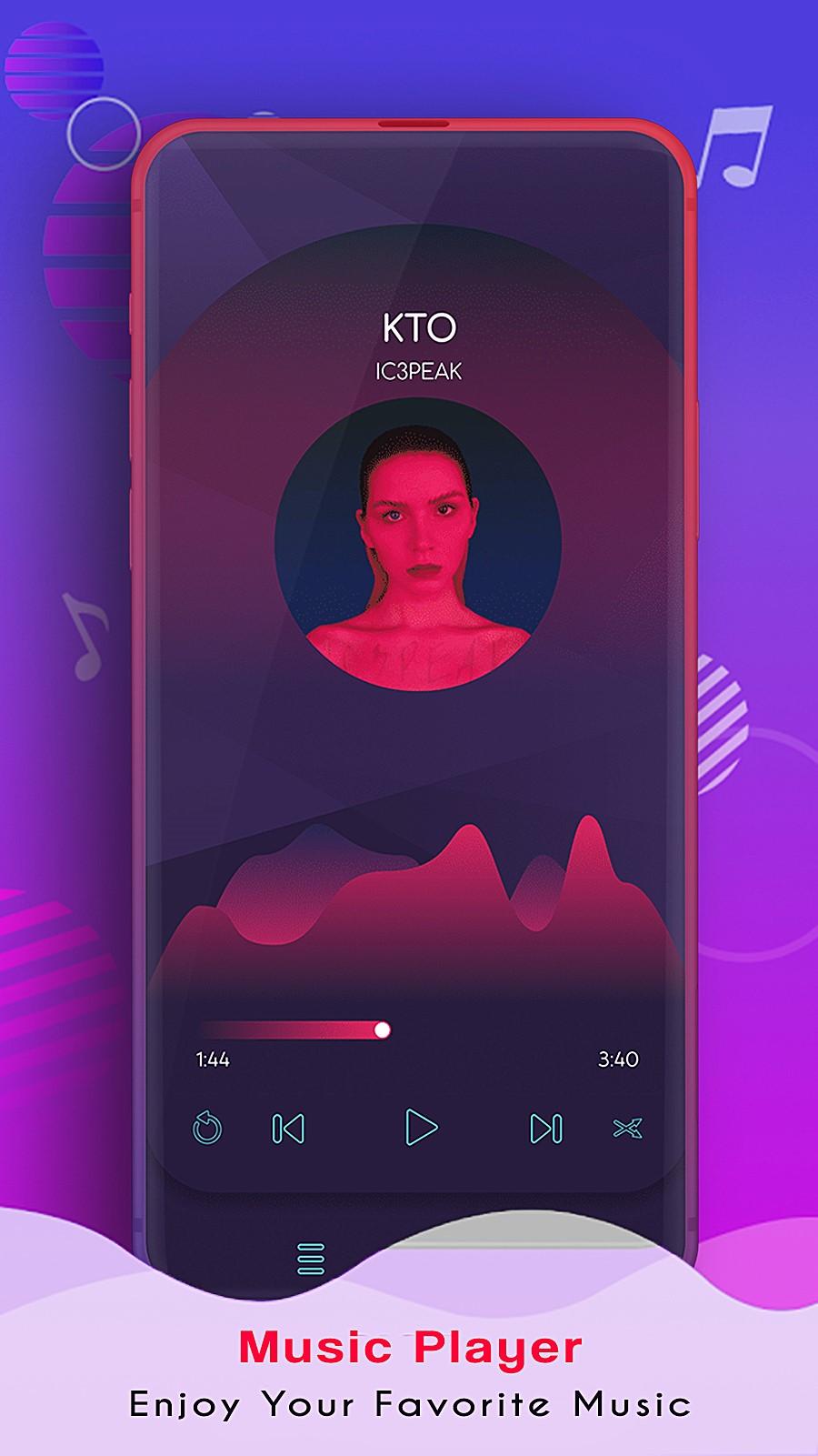 اسکرین شات 1 برنامه Music Player mate 60 pro