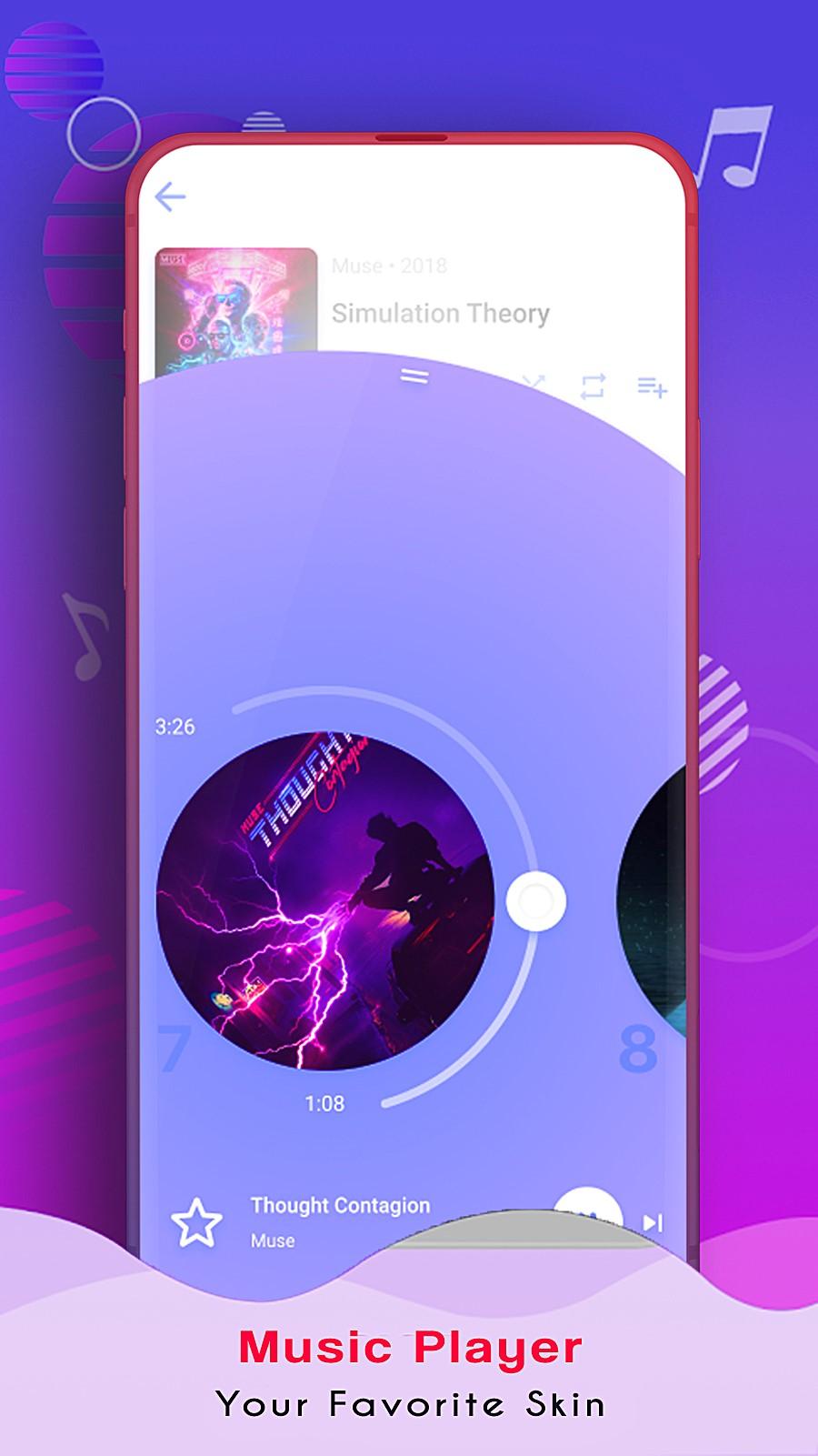 اسکرین شات 8 برنامه Music Player mate 60 pro