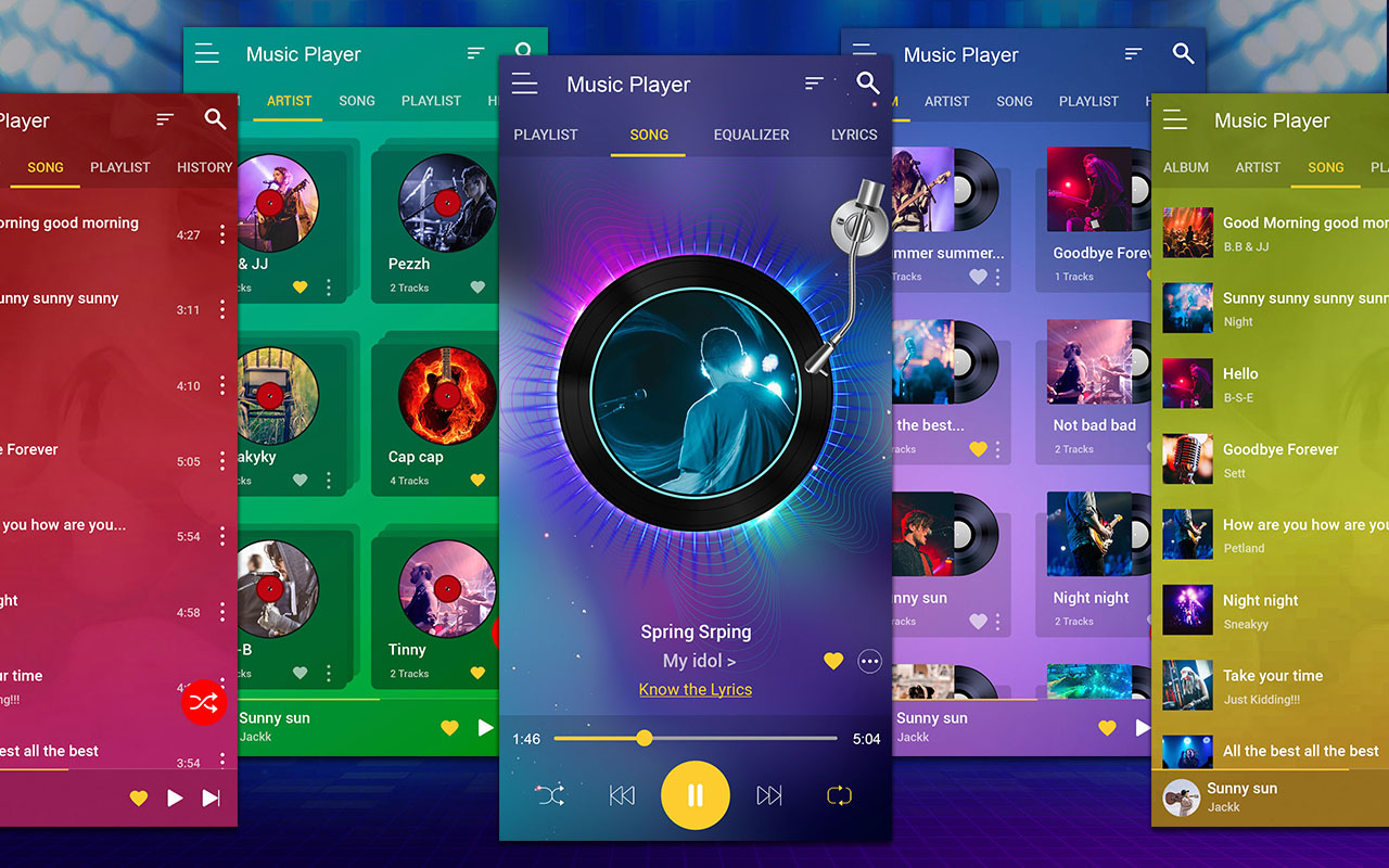 اسکرین شات 7 برنامه Music Player - MP3 Player