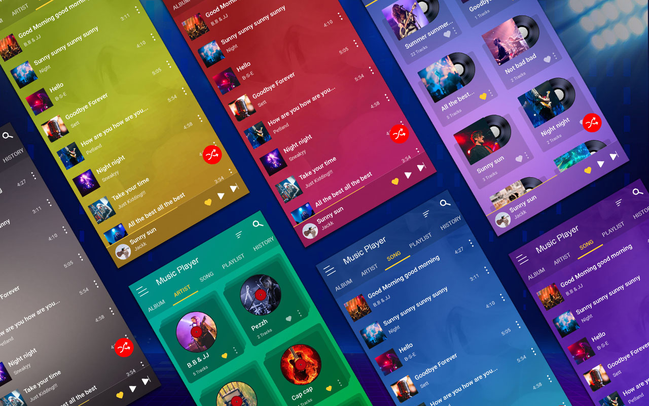 اسکرین شات 8 برنامه Music Player - MP3 Player