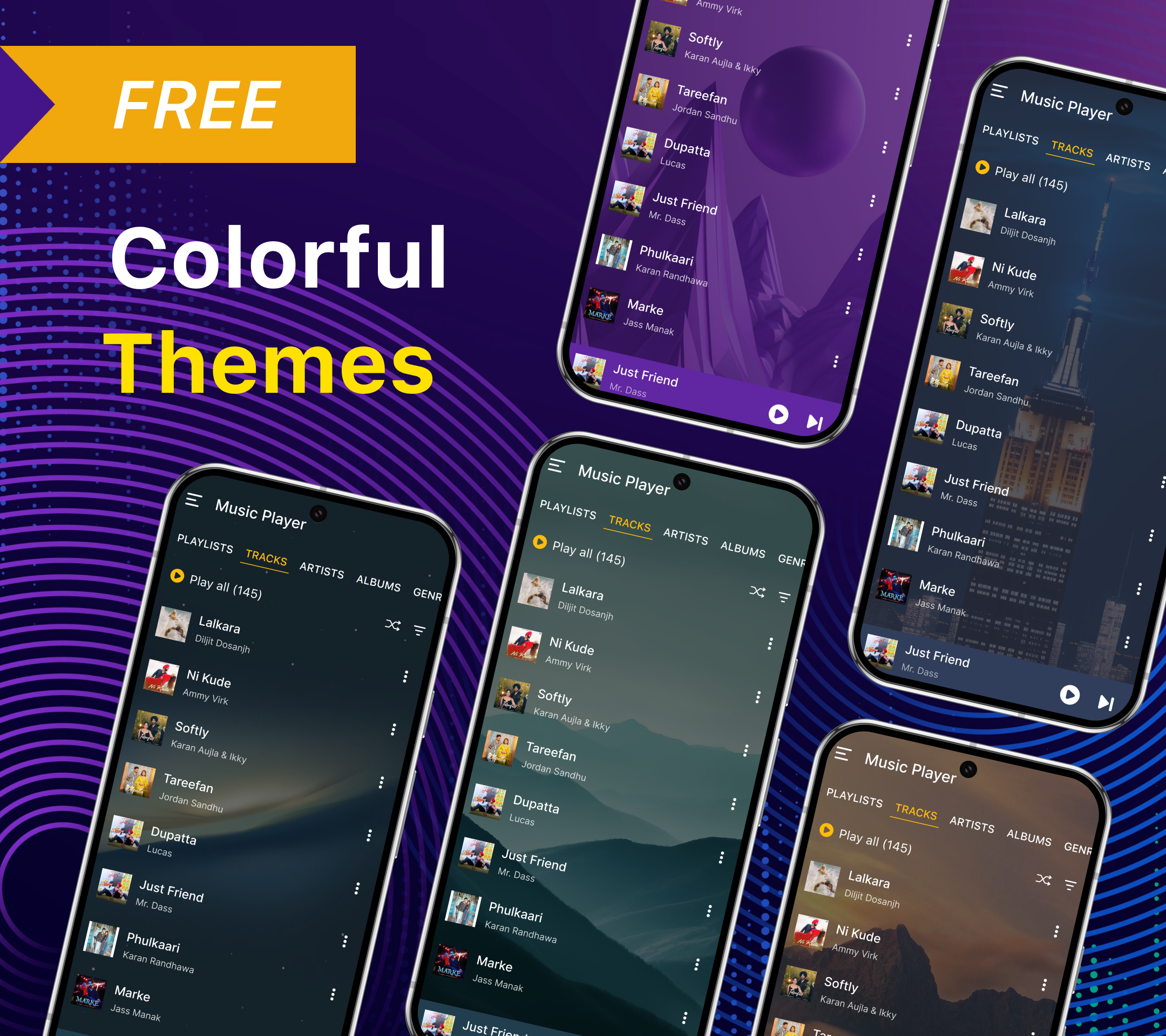 اسکرین شات 7 برنامه Music Player & MP3 Player