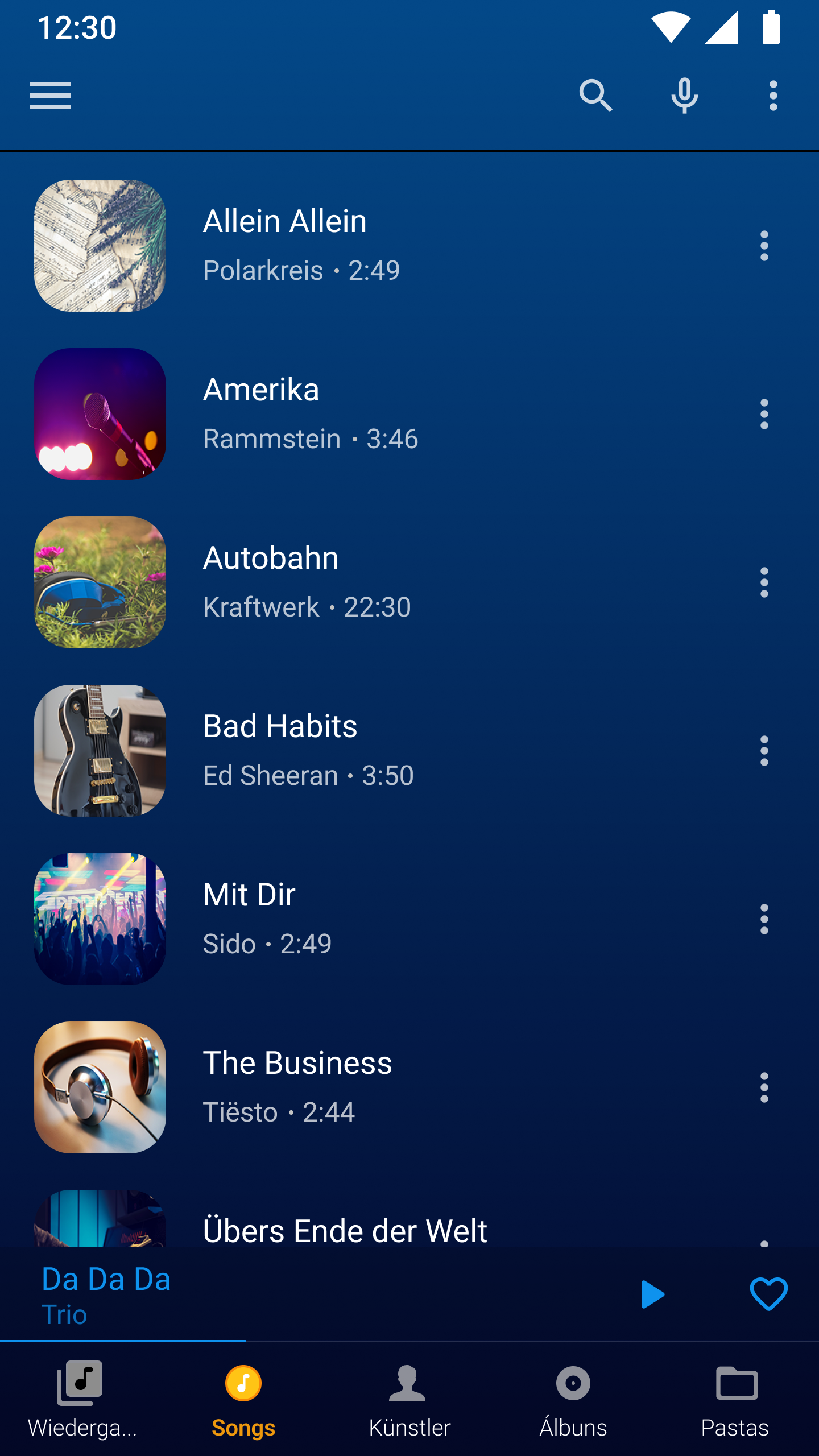 اسکرین شات 2 برنامه Music Player - Musik player
