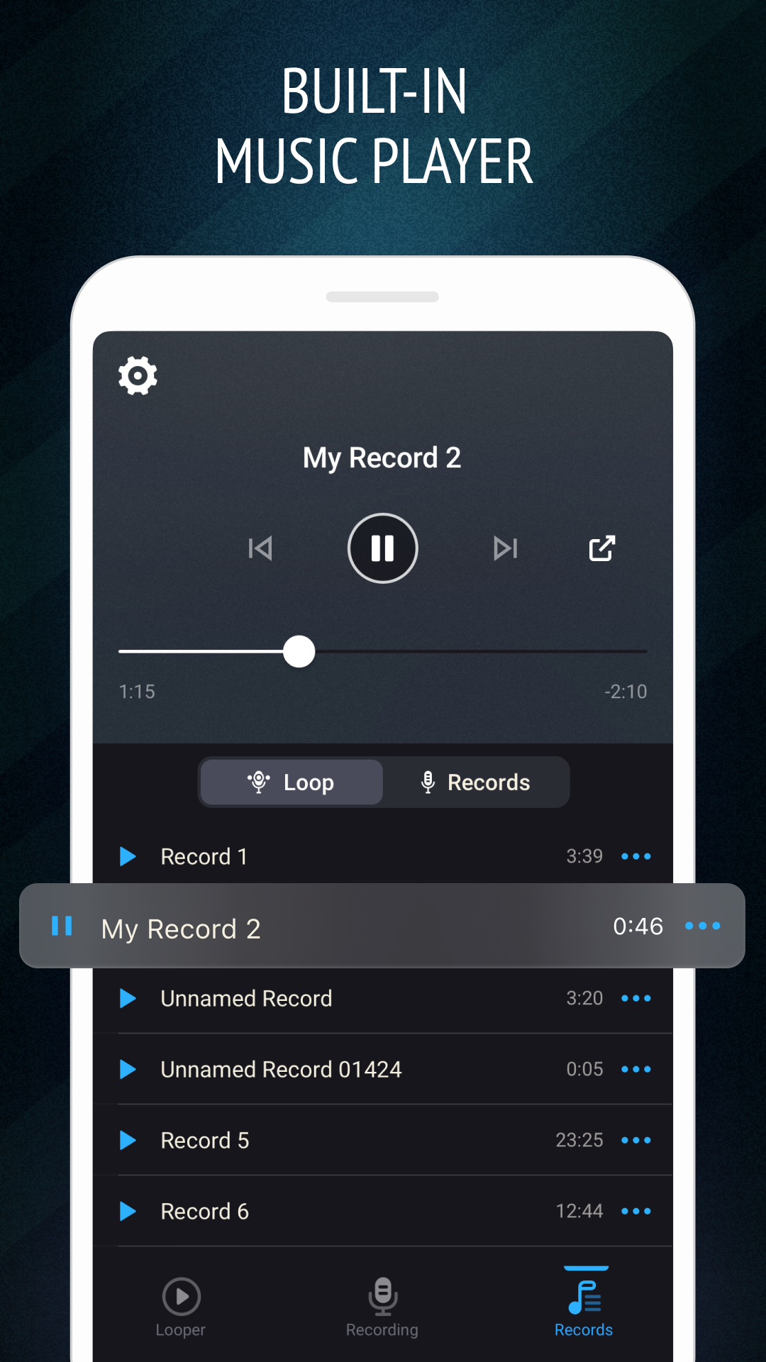 اسکرین شات 6 برنامه Pro Microphone