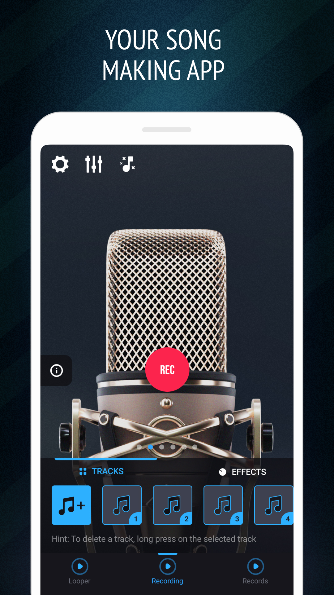اسکرین شات 2 برنامه Pro Microphone