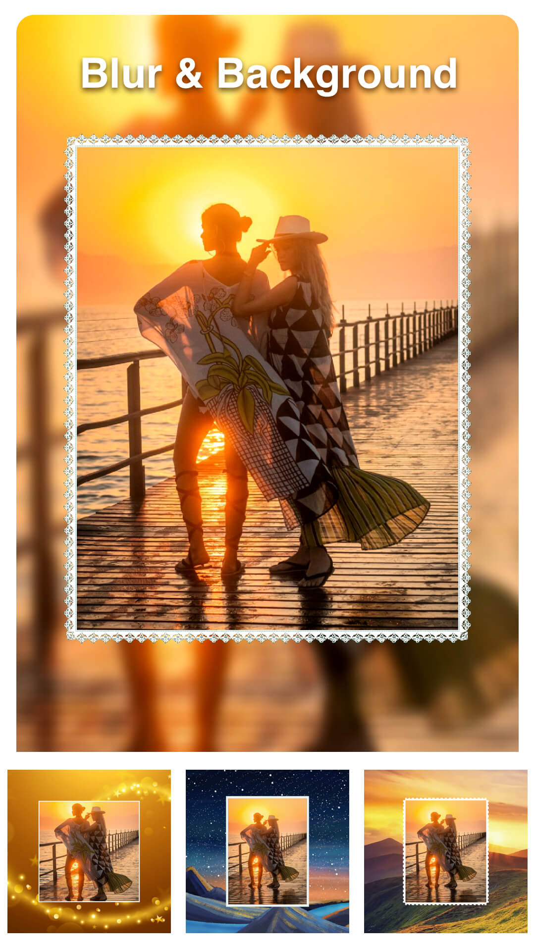 اسکرین شات 8 برنامه Square Fit - Blur Photo Editor