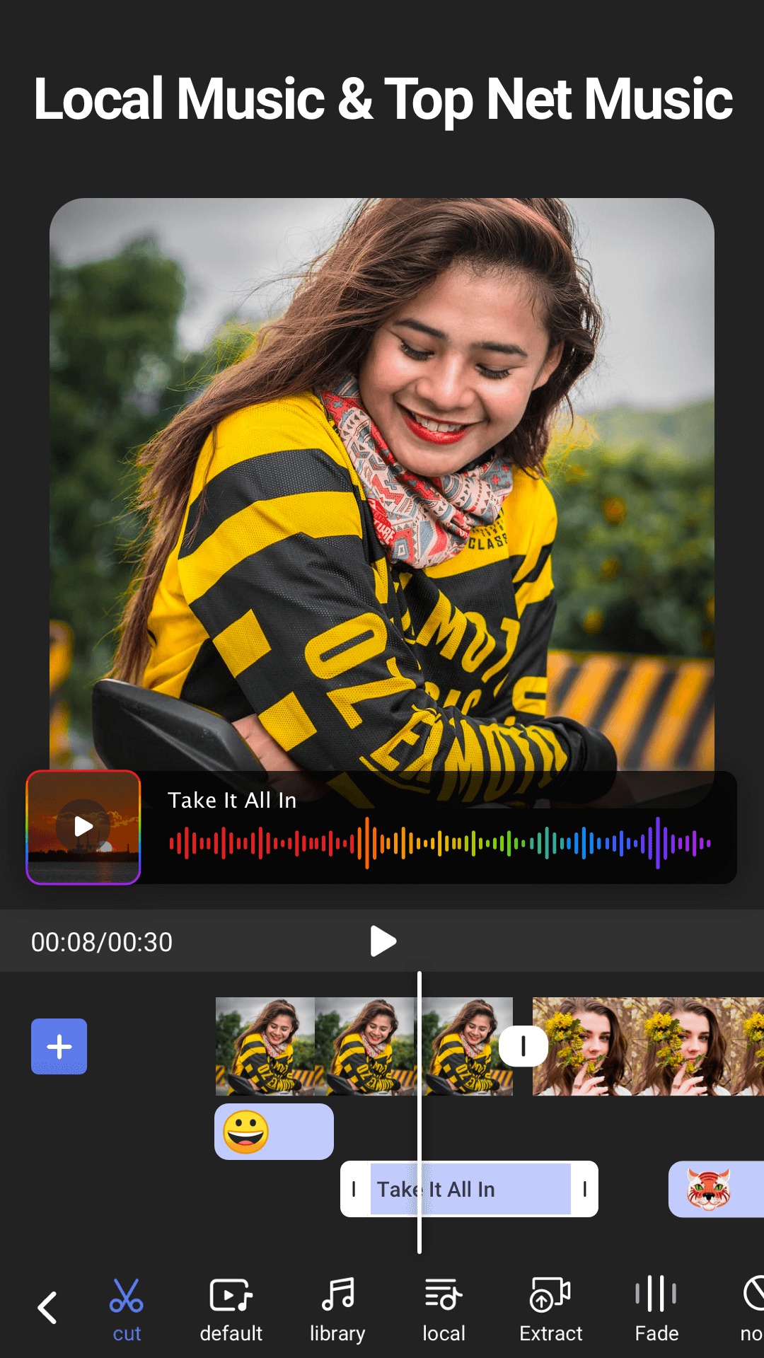 اسکرین شات 4 برنامه Video Maker: Photo Music Video