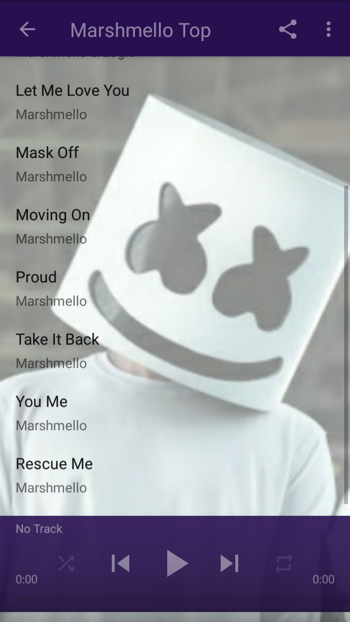 اسکرین شات 4 برنامه Marshmello Song -Full DJ Music