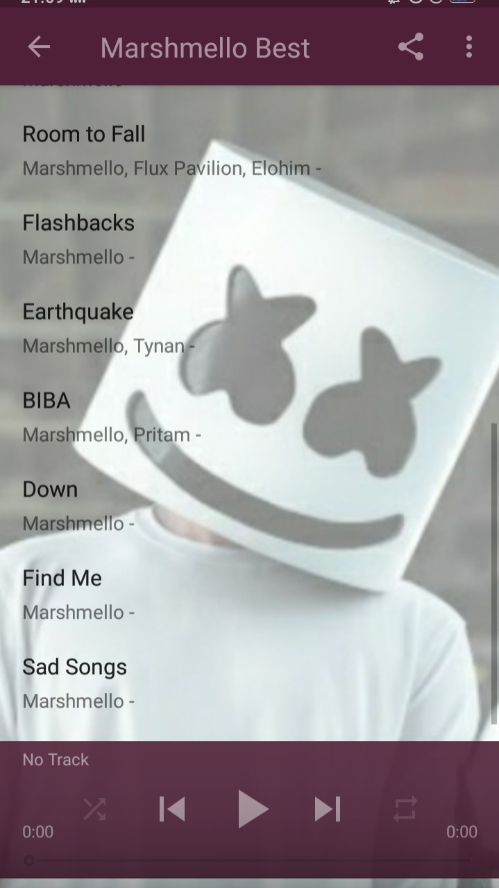 اسکرین شات 5 برنامه Marshmello Song -Full DJ Music