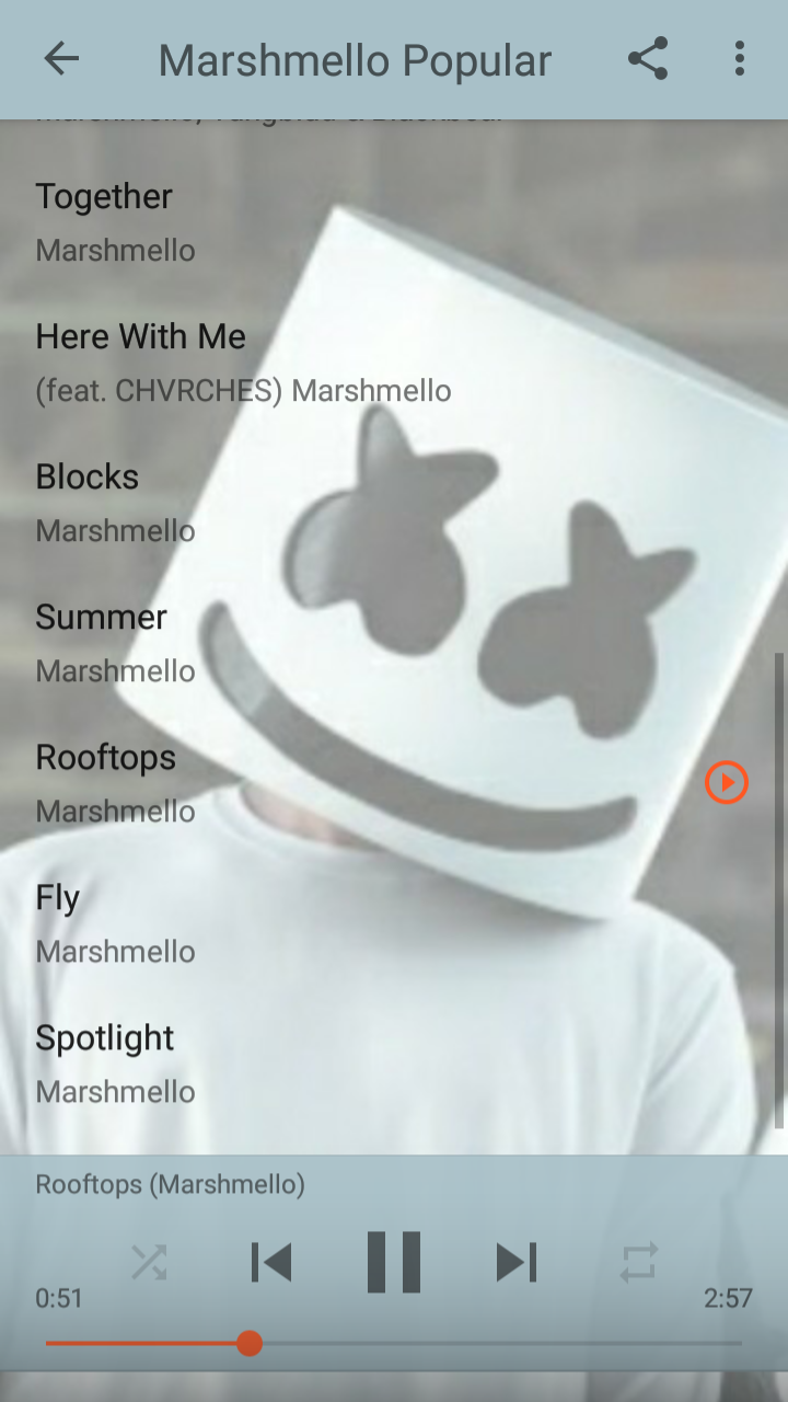 اسکرین شات 3 برنامه Marshmello Song -Full DJ Music