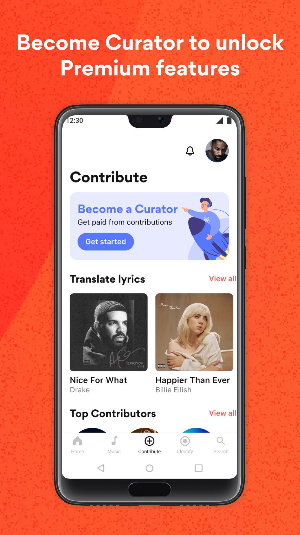 اسکرین شات 5 برنامه Musixmatch: lyrics finder
