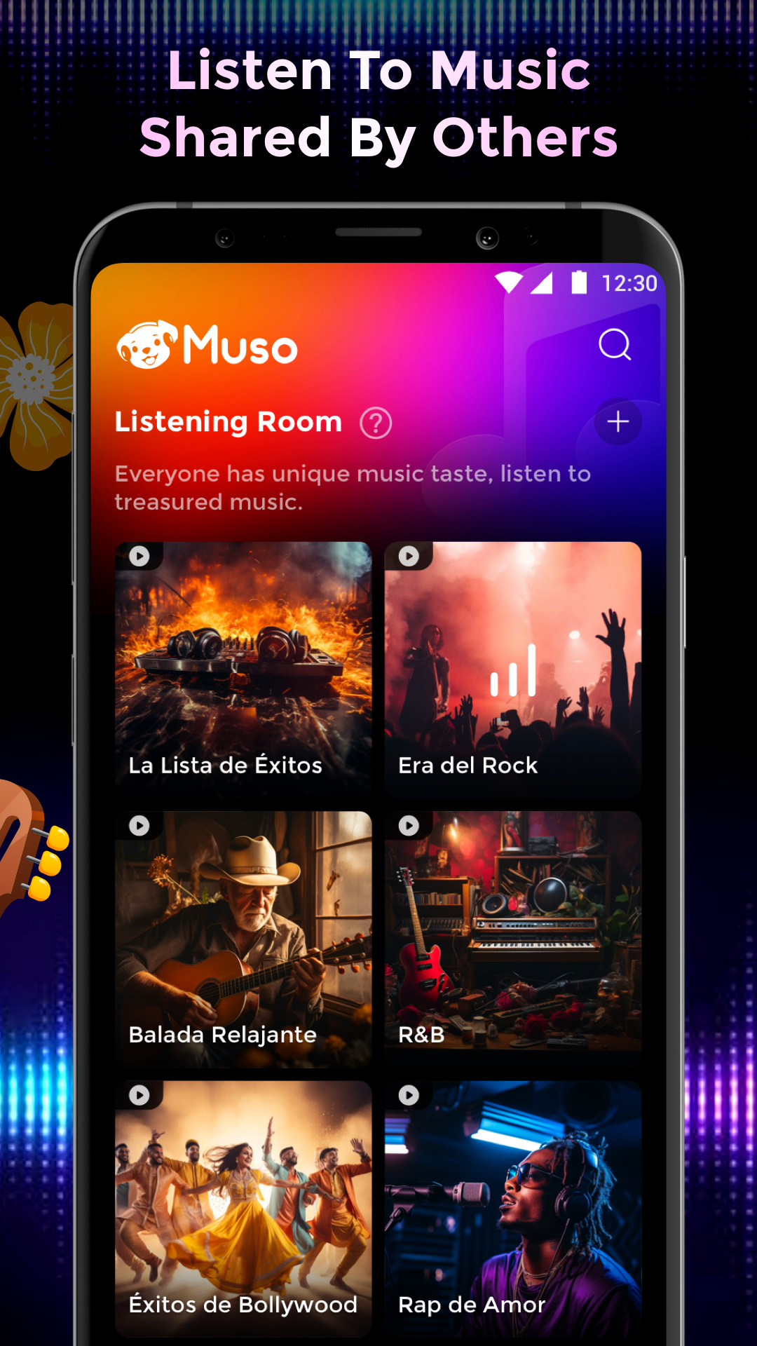 اسکرین شات 4 برنامه Offline Music Mp3 Player- Muso