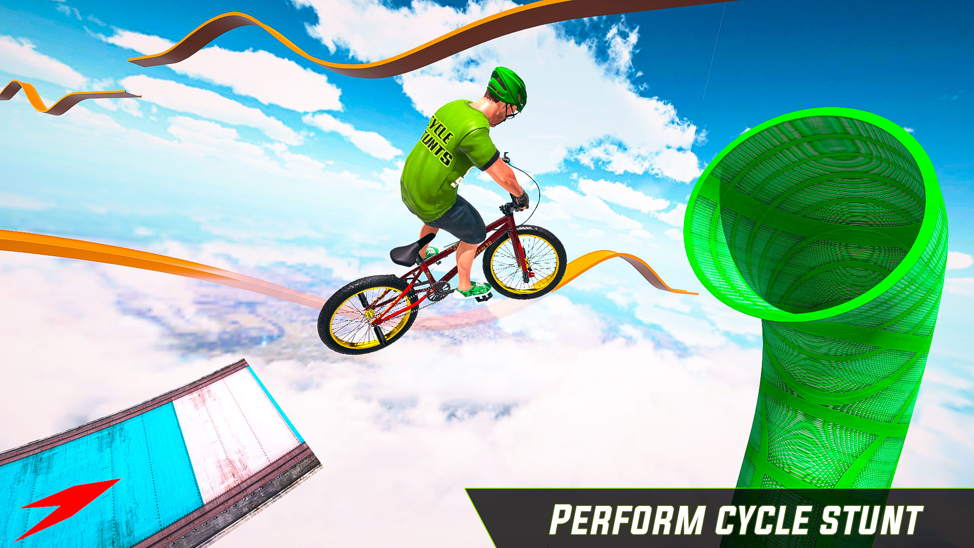 اسکرین شات 5 برنامه BMX Cycle Stunt Game 3D