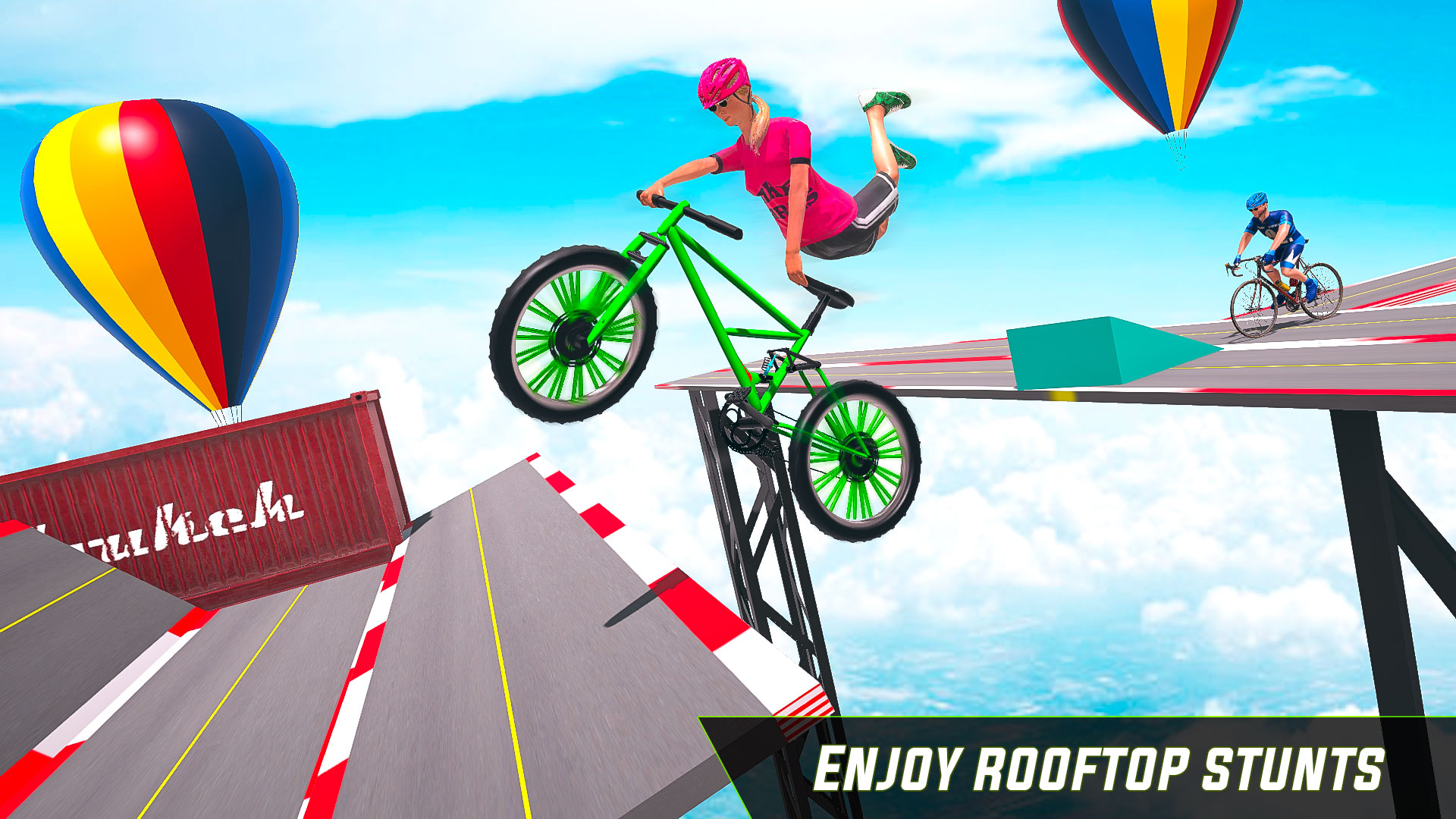 اسکرین شات 6 برنامه BMX Cycle Stunt Game 3D