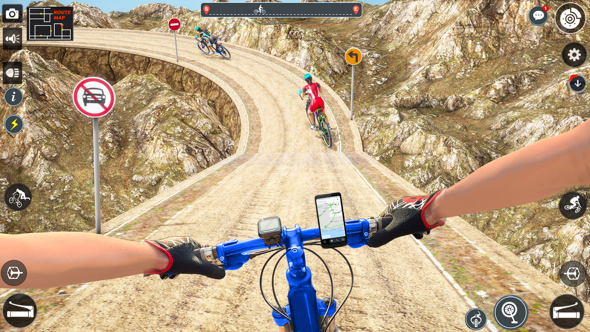 اسکرین شات 1 برنامه BMX Cycle Stunt Game 3D