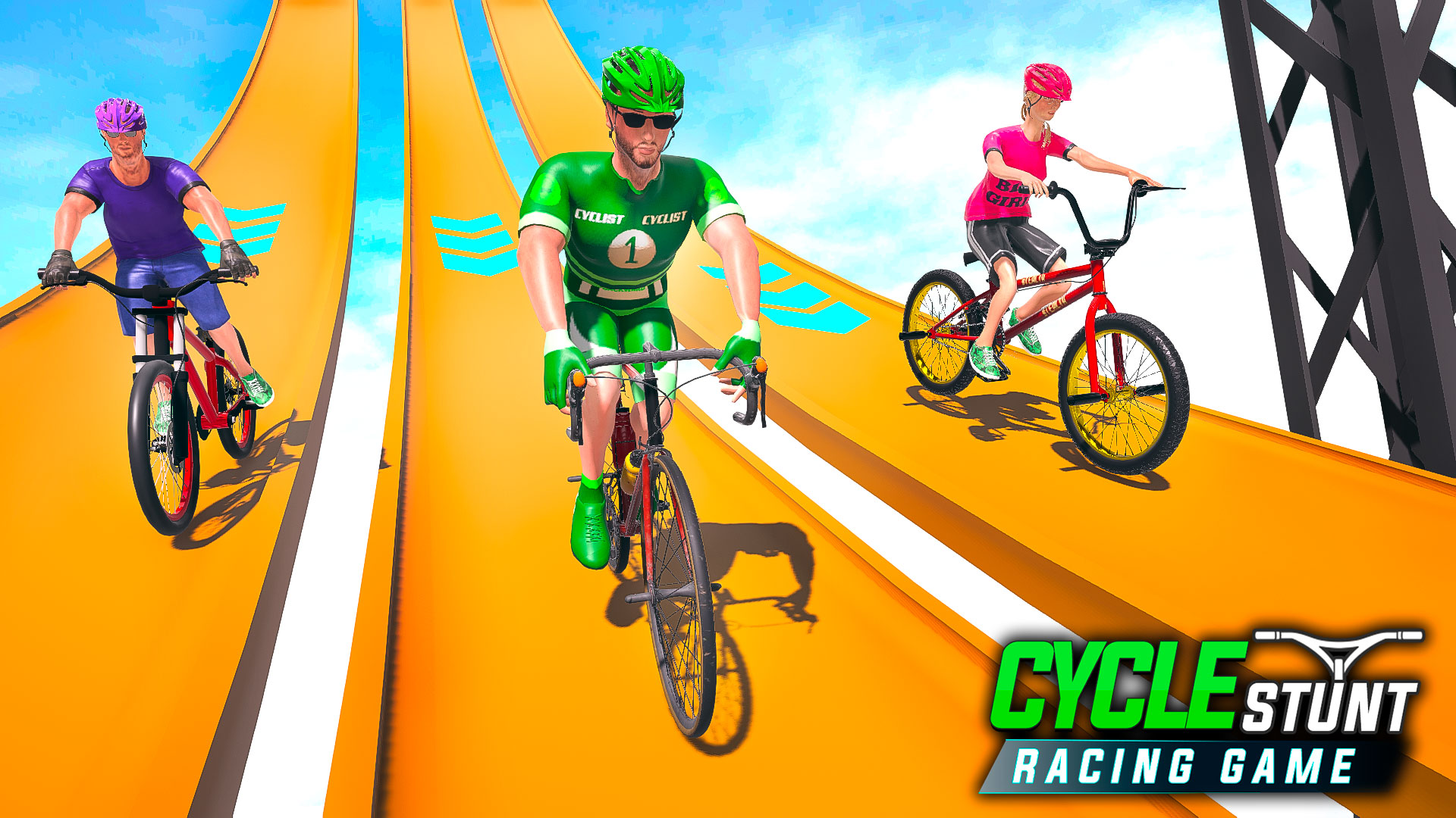 اسکرین شات 7 برنامه BMX Cycle Stunt Game 3D