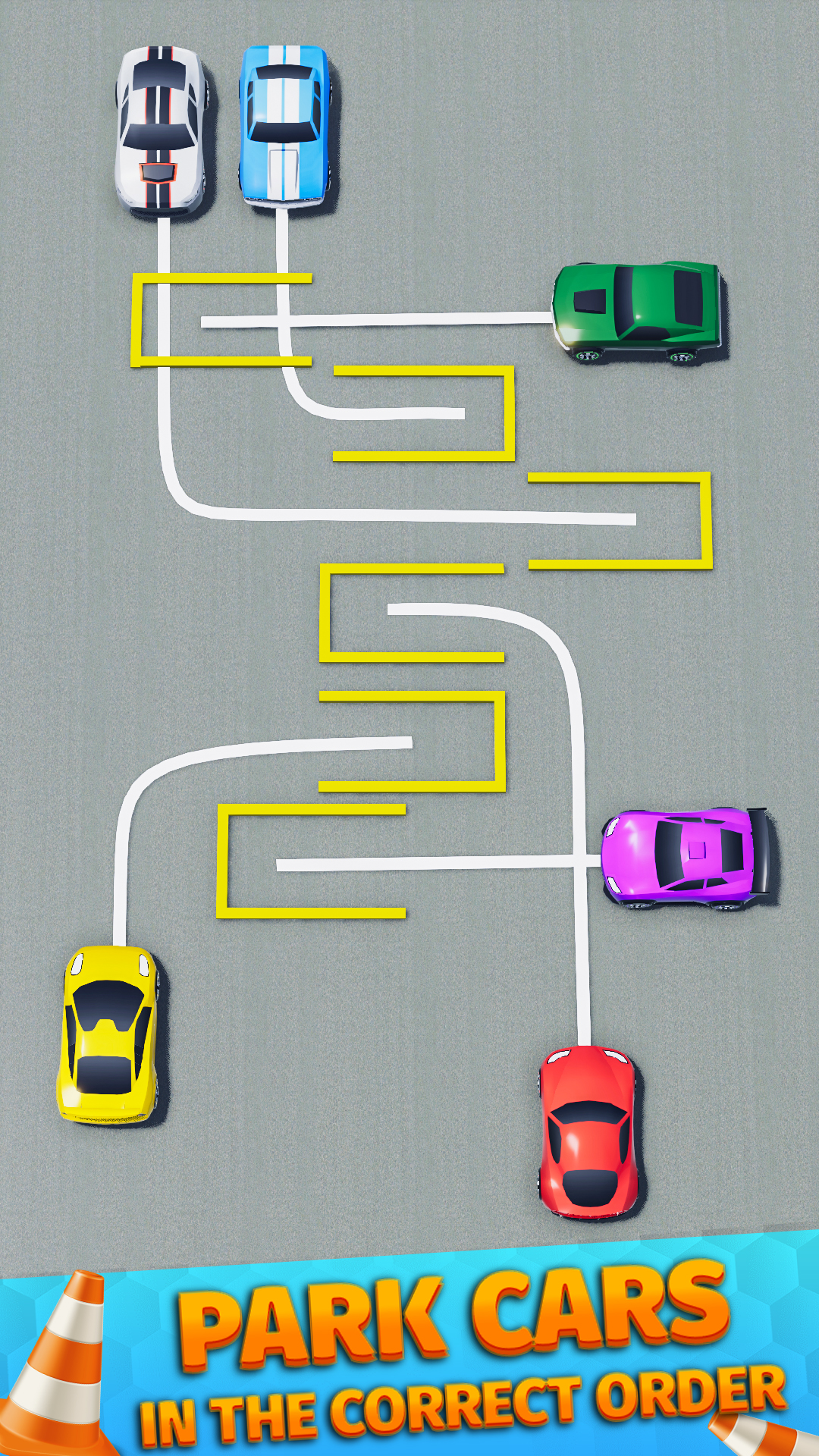 اسکرین شات 2 برنامه Car Parking Order! Traffic Jam