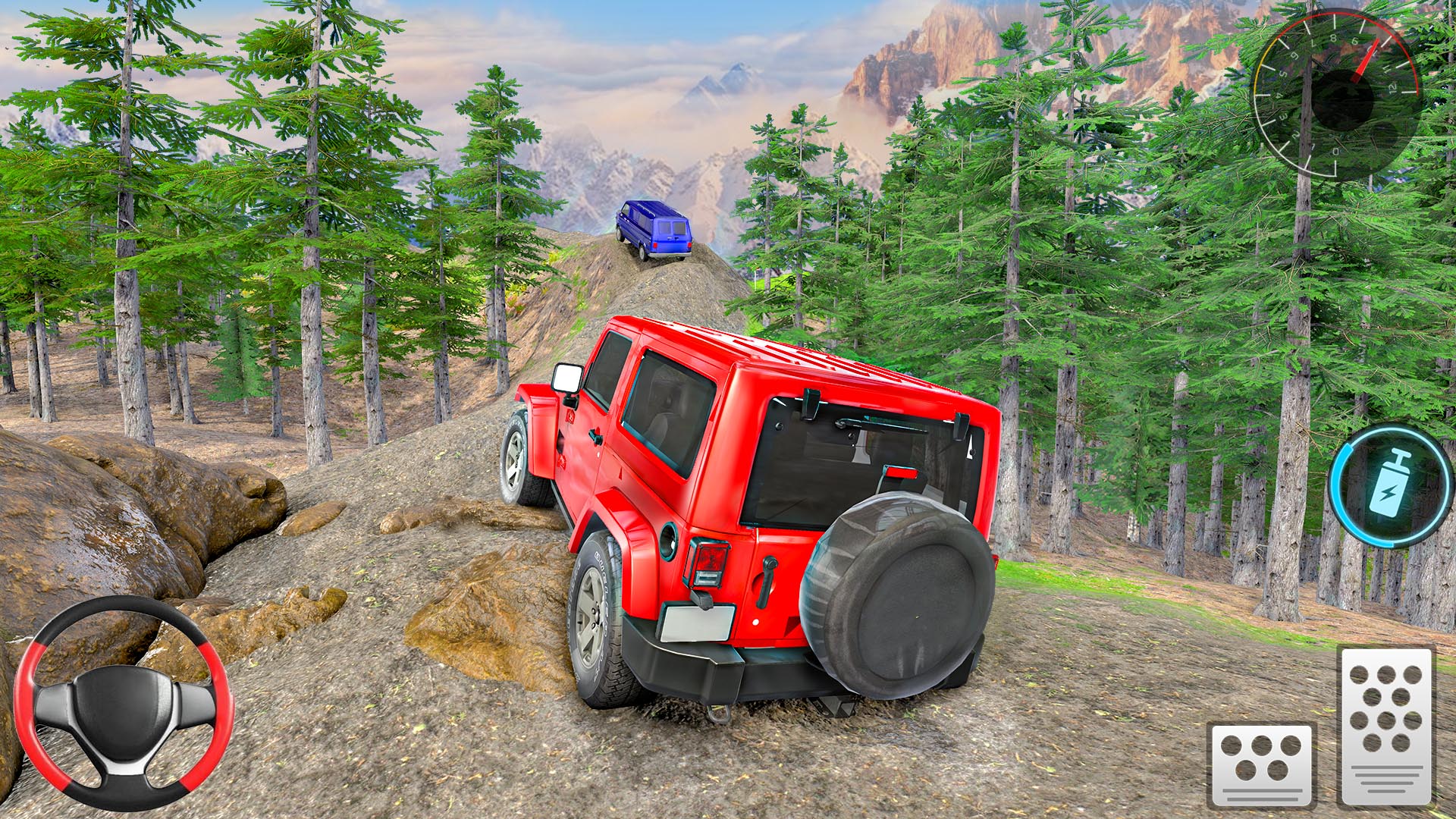 اسکرین شات 1 بازی Offroad Jeep Driving: Car Game
