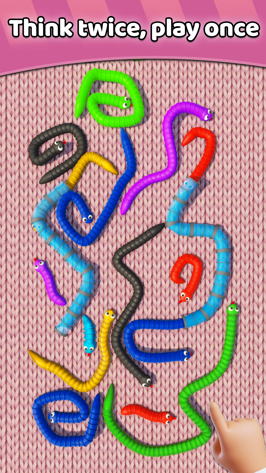 اسکرین شات 2 بازی Tangled Snake - No Wifi Games