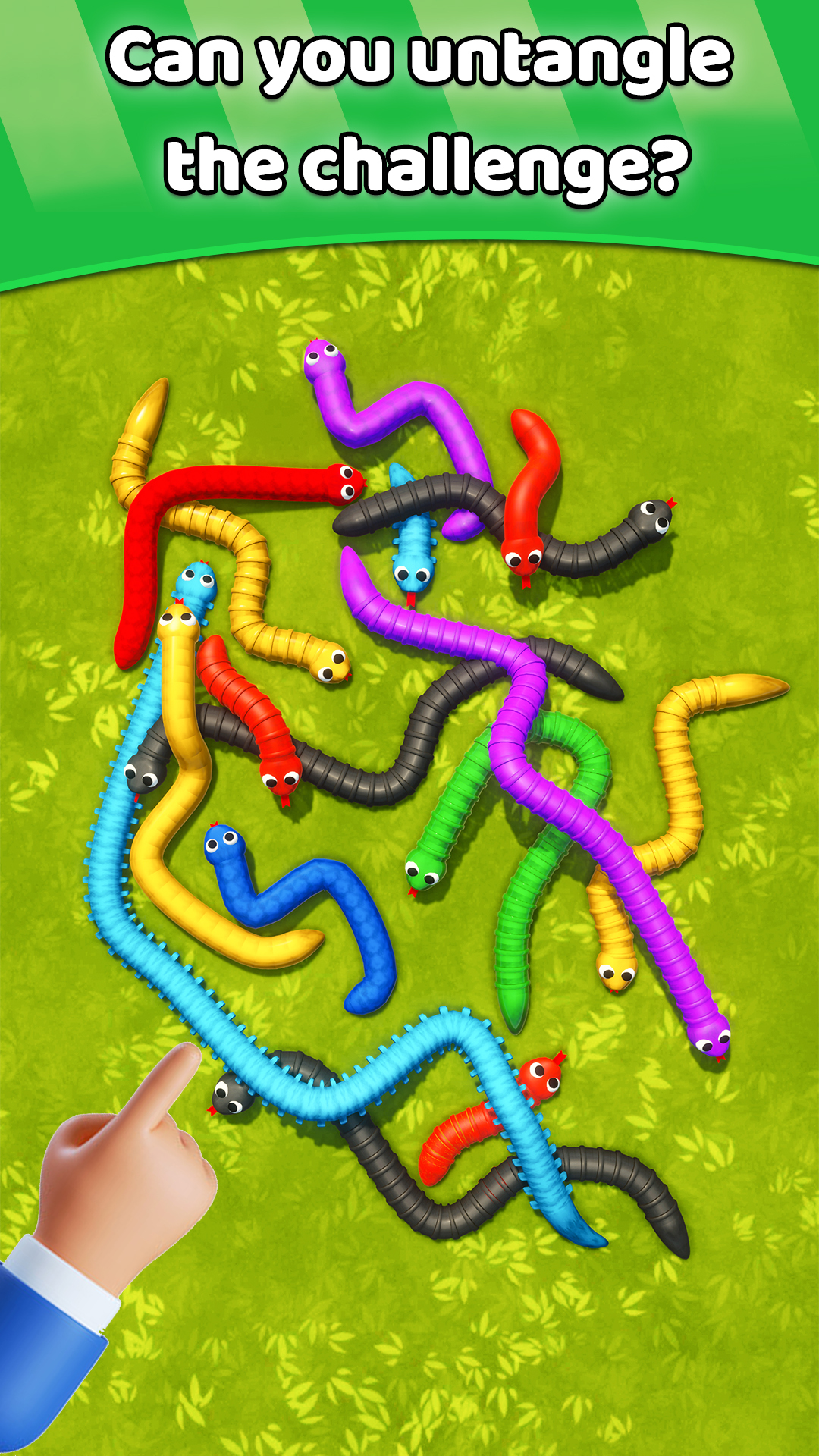 اسکرین شات 5 بازی Tangled Snake - No Wifi Games