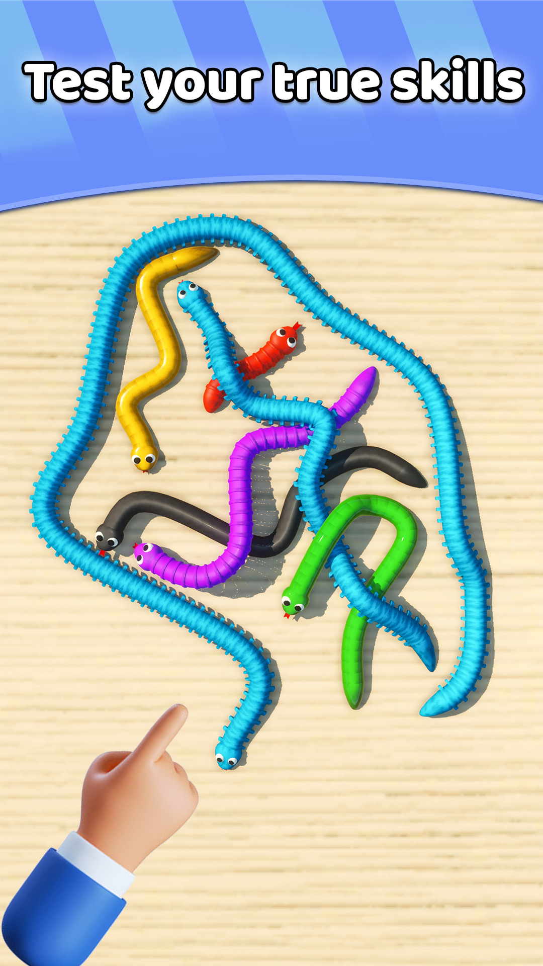 اسکرین شات 4 بازی Tangled Snake - No Wifi Games
